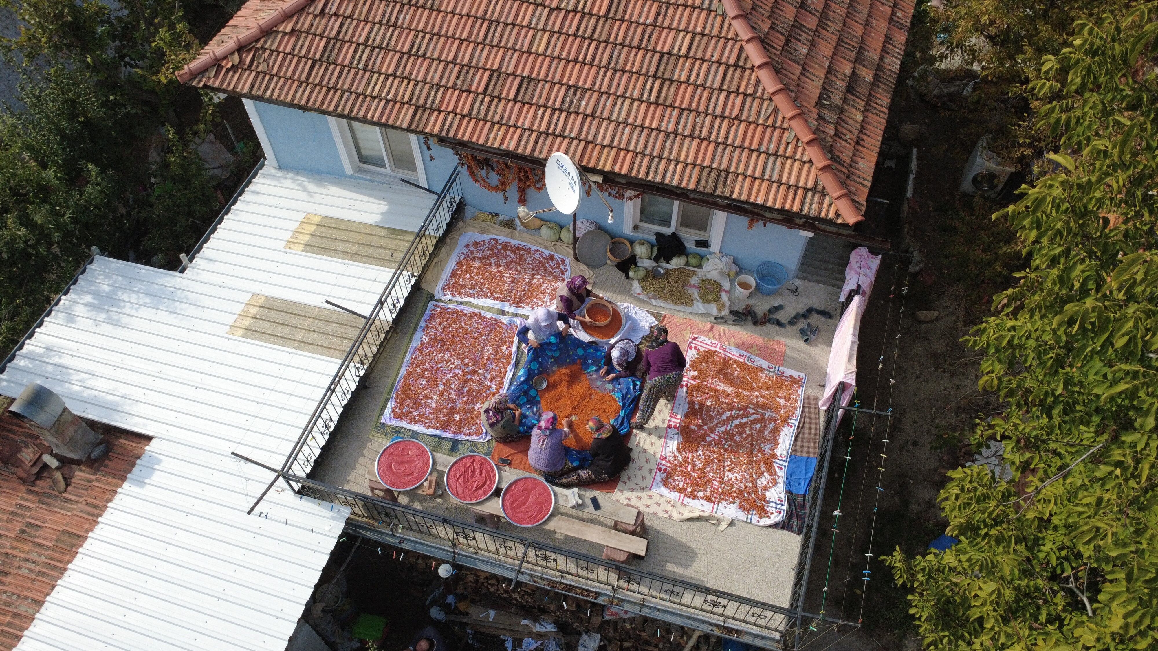 16 Çeşitli Tarhana Kışa Hazırlanıyor (2)