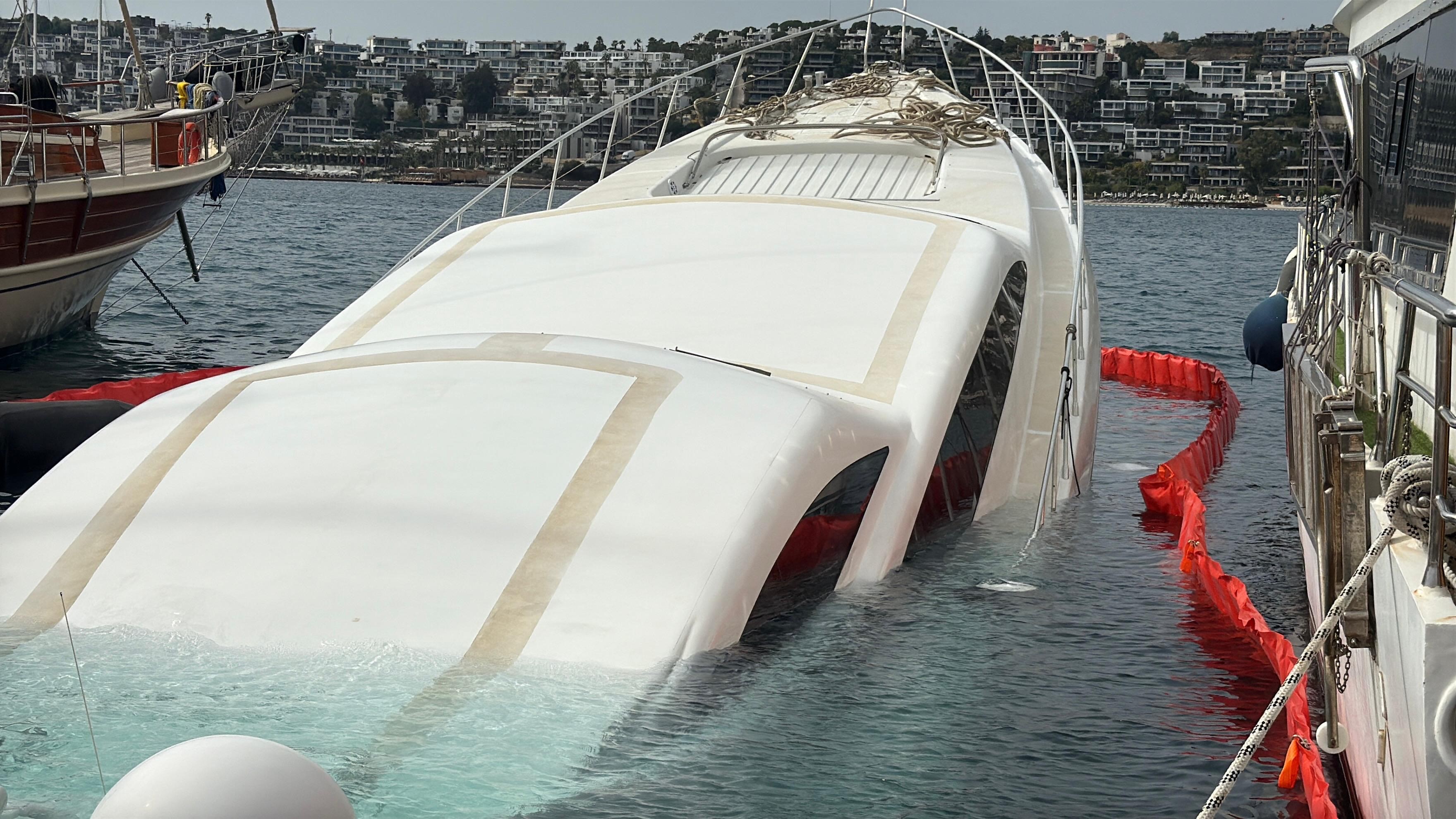 40 Milyon Tl’lik Yat Sulara Gömüldü (4)