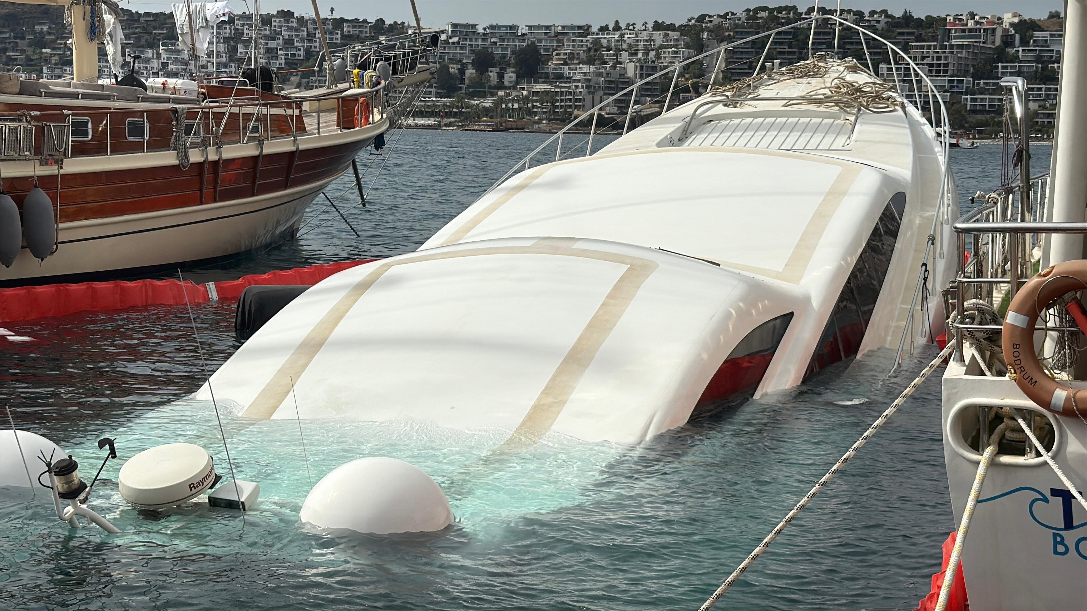 40 Milyon Tl’lik Yat Sulara Gömüldü (6)