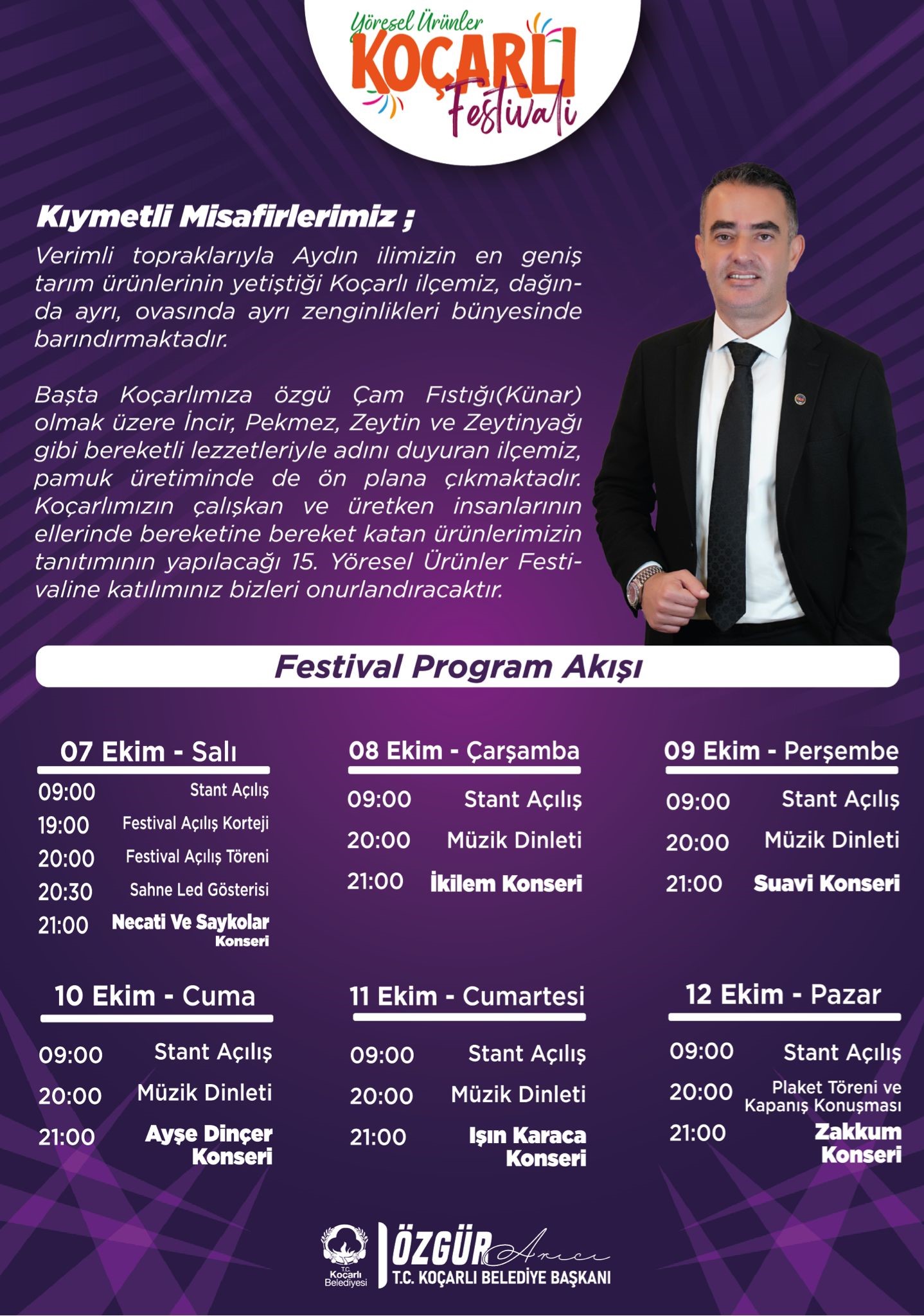 Aydın’da Festival Için Geri Sayım Başladı.. Ünlü Sanatçılar Geliyor (4)