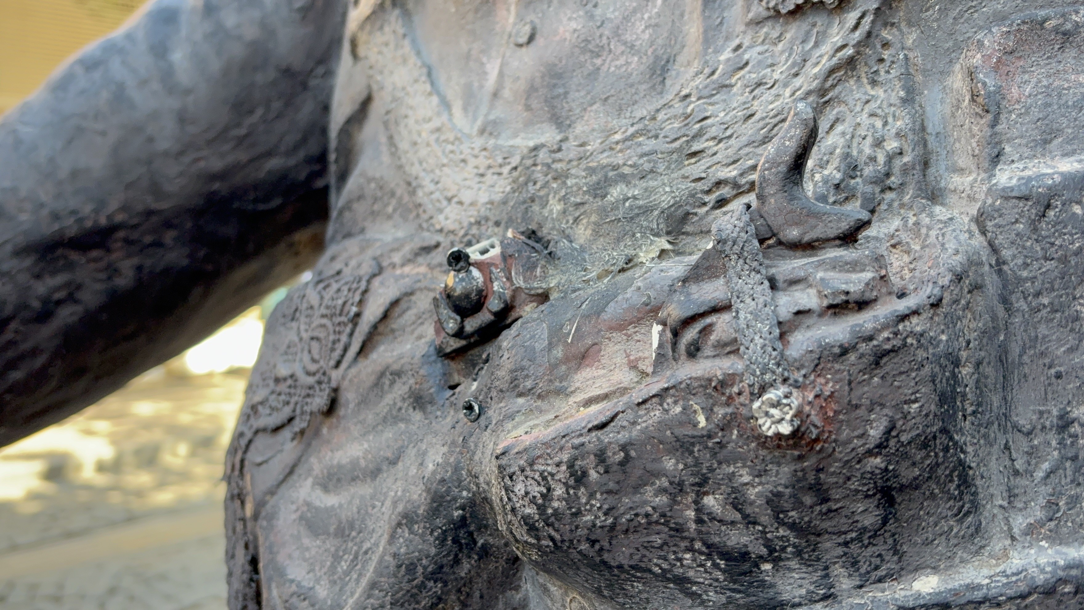 Aydın’da İsmail Efe'nin Heykelindeki Kama Çalındı (3)