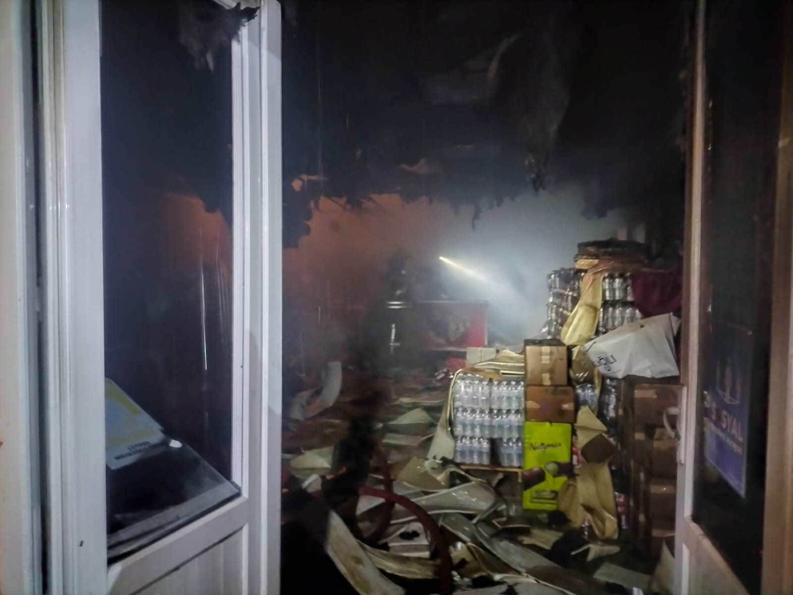 Aydın’da Panik Anları, Okul Kantinini Alevler Sardı (4)