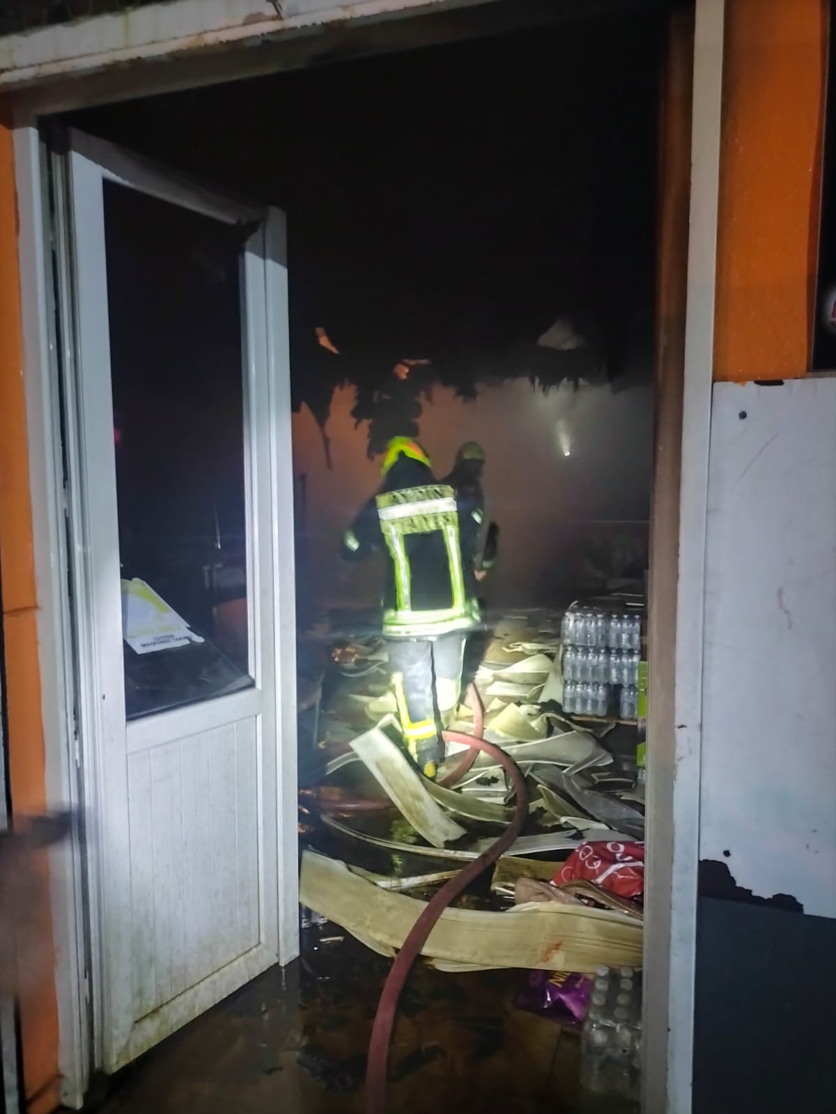 Aydın’da Panik Anları, Okul Kantinini Alevler Sardı (5)