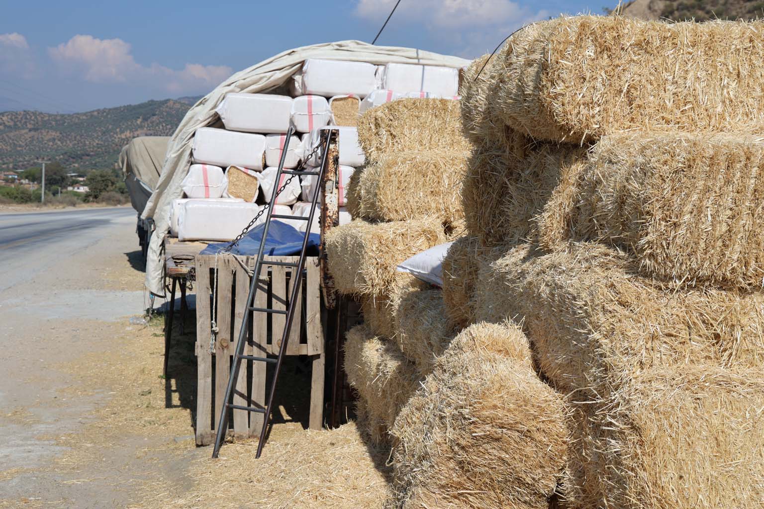 Aydın’da Saman Pazarı Kazalara Davetiye Çıkarıyor (3)