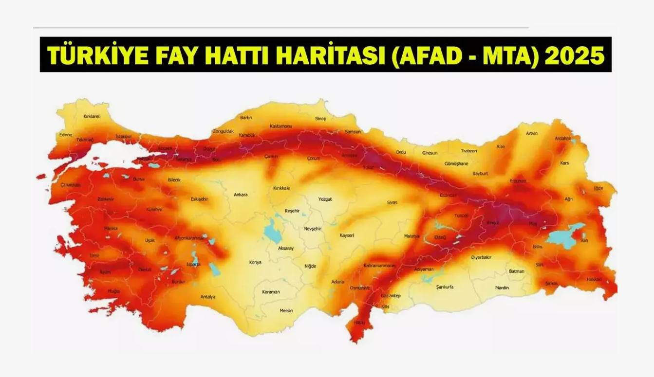 Son Günlerde Türkiye Genelinde Yaşanan Art Arda Depremler Endişe Yaratırken, Maden Tetkik Ve Arama Genel Müdürlüğü (Mta) Güncellenmiş Diri Fay Haritası’nı Yayımladı. (4)