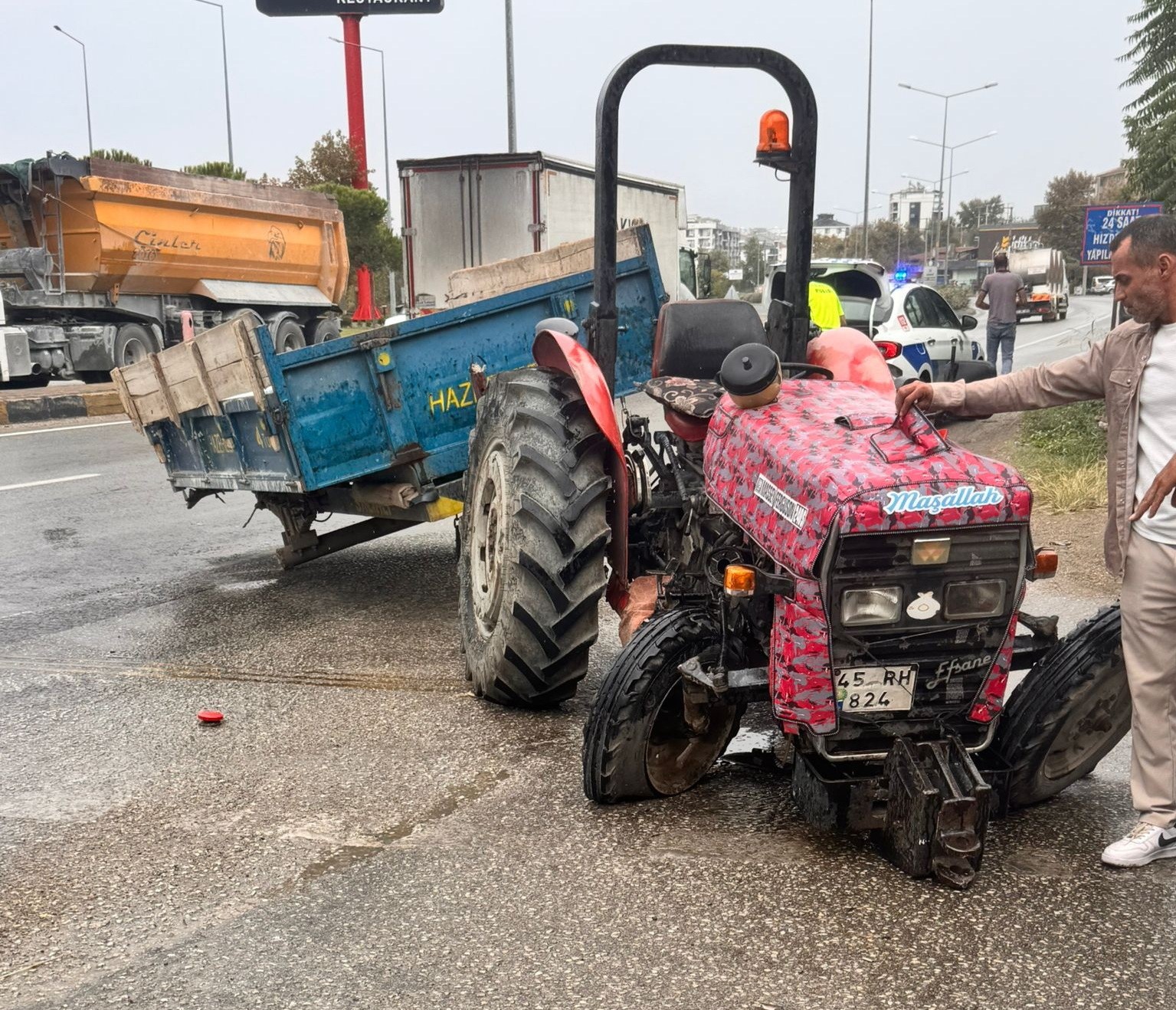 Traktör Sürücüsü Yaşamını Yitirdi