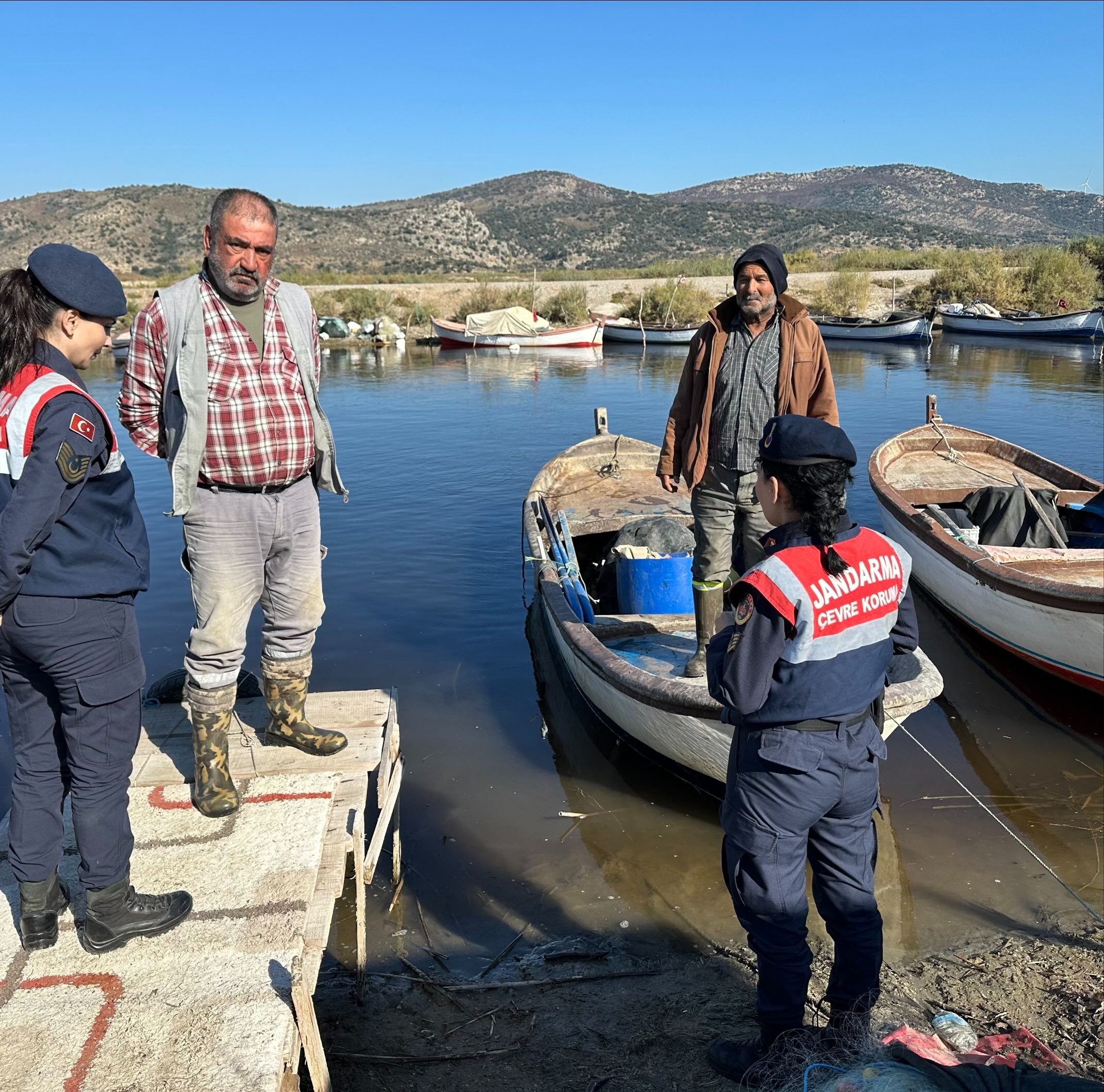 Aydın’da Ekipler Bafa Gölü’nde (4)