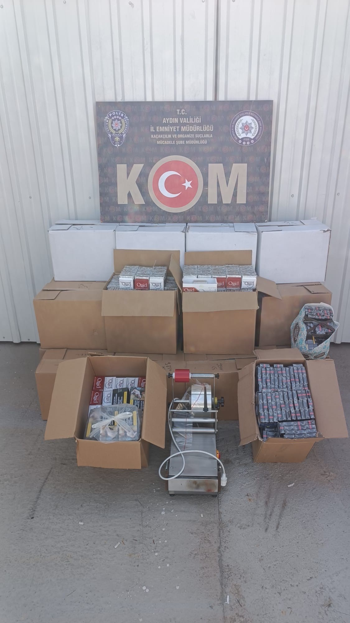 Aydın’da Kaçak Sigara Operasyonu.. 260.000 Adet Yakalandı (3)