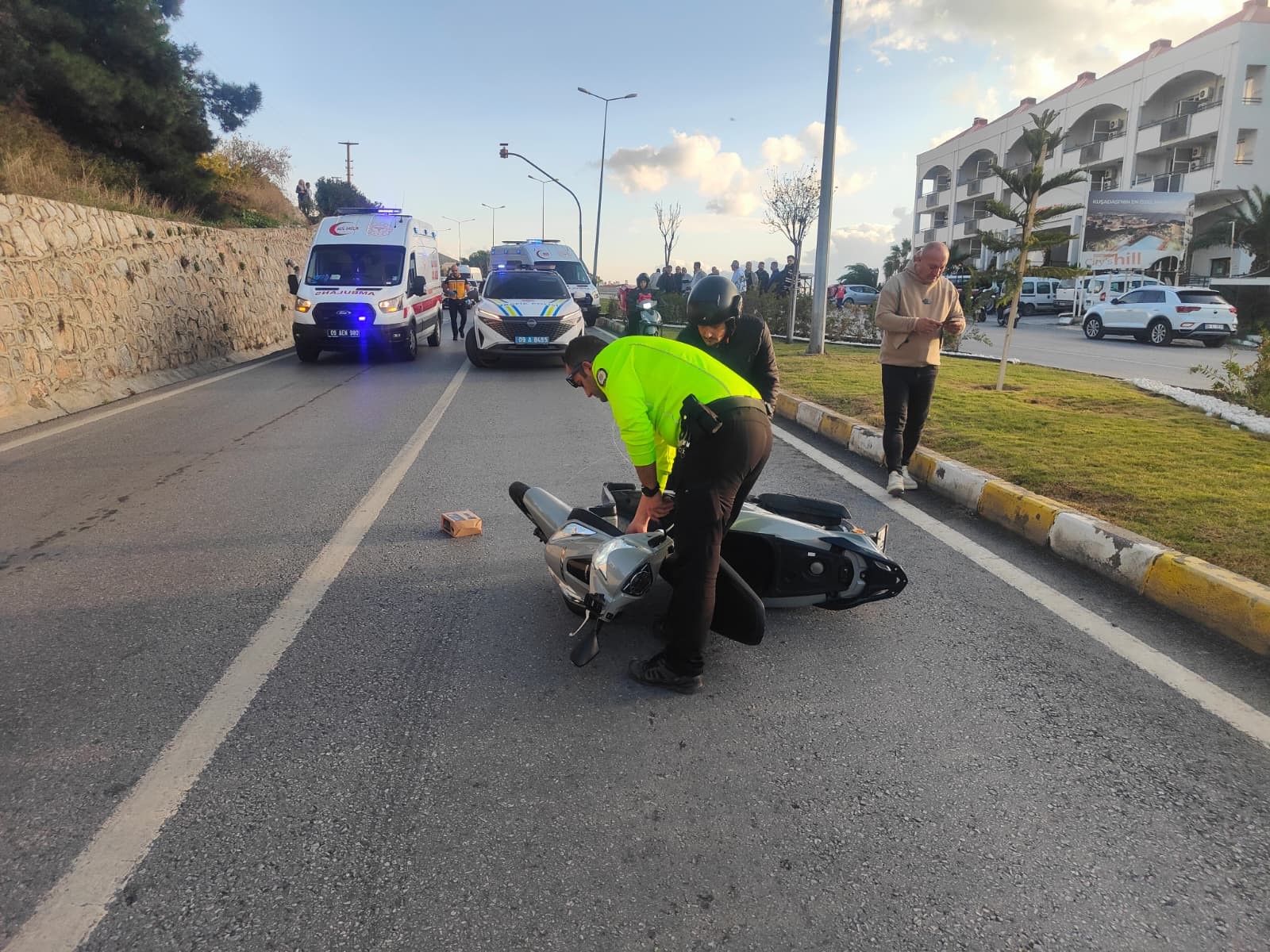 Aydın’da Motosiklet Kazasında 21 Yaşındaki Genç Can Verdi (3)