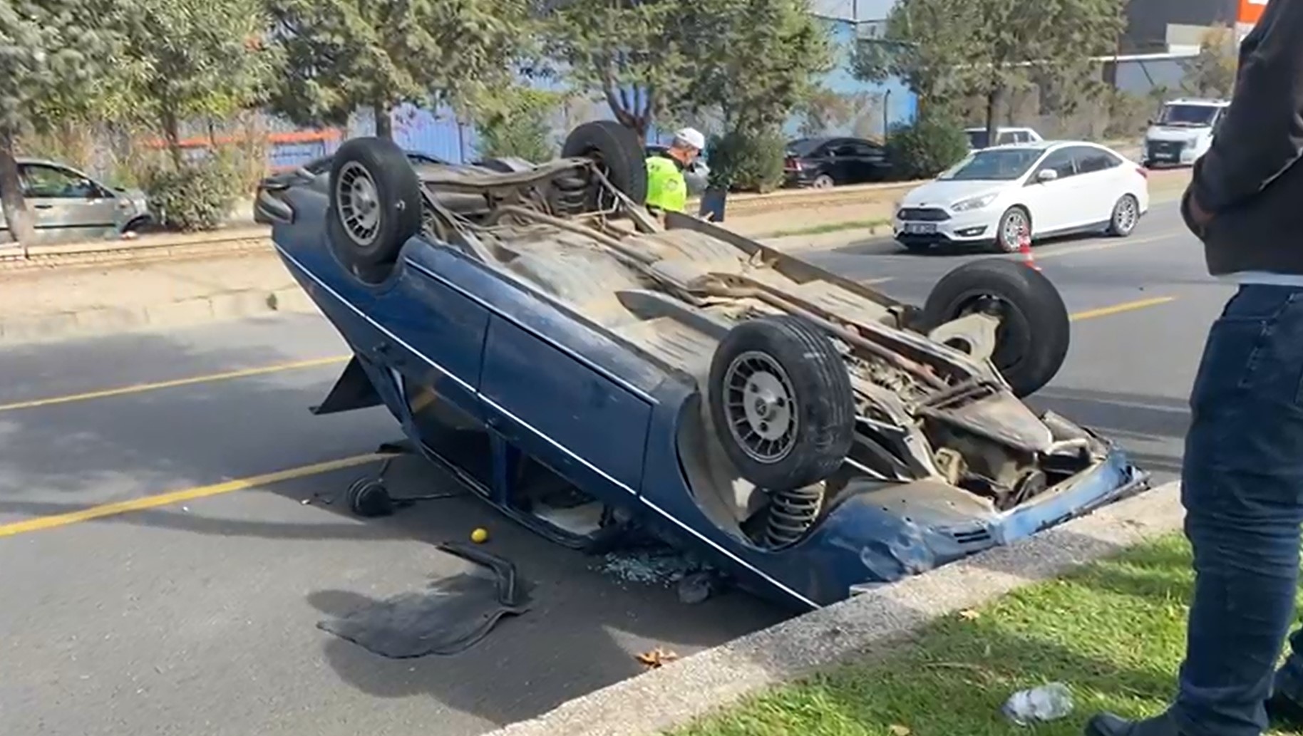 Aydın’da Otomobil Takla Attı (3)-2