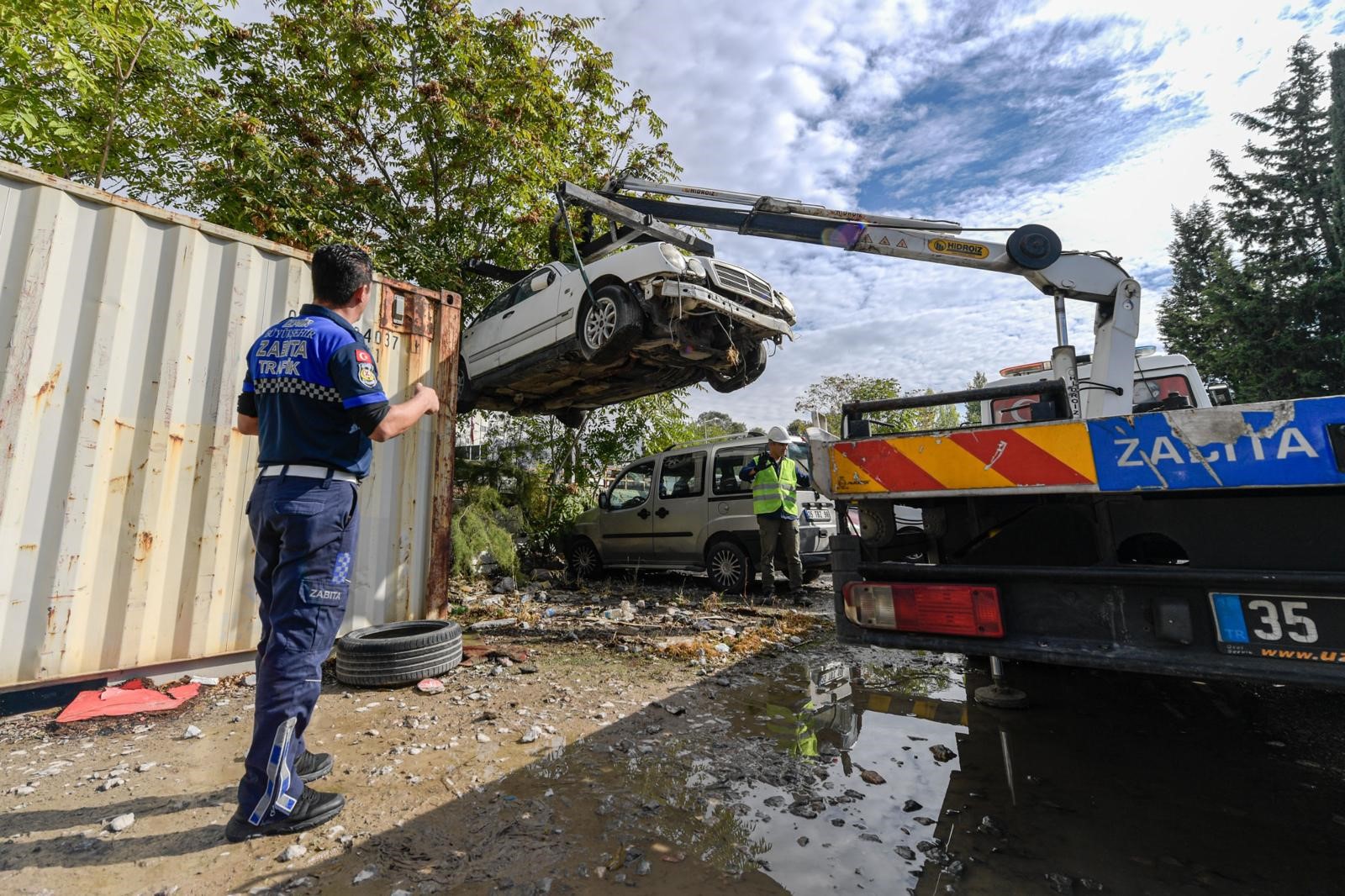 Hurda Araçlar Ekonomiye Kazandırılıyor (6)