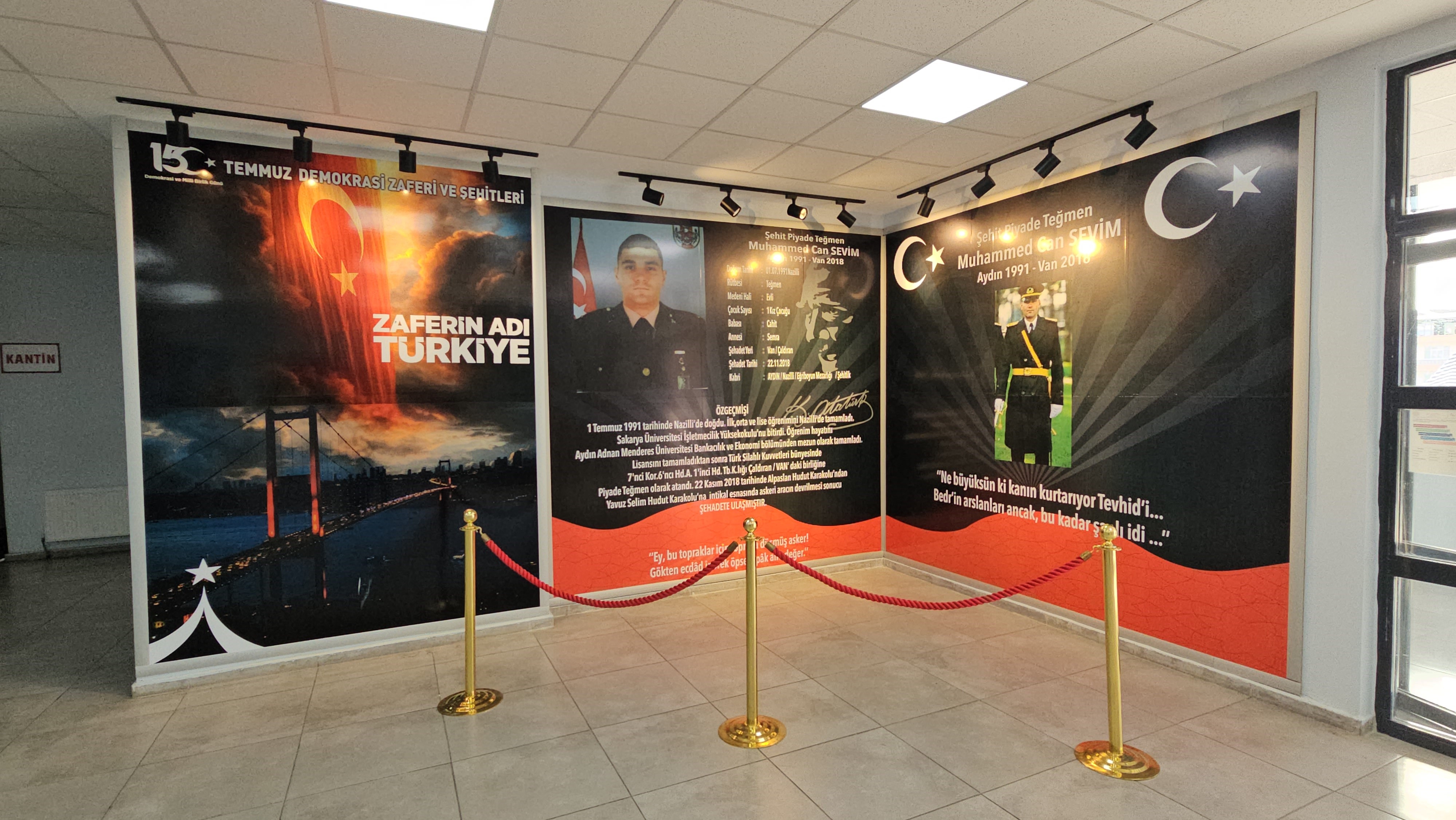 Nazillili Şehit Teğmenin Ismi Ortaokulda Yaşatılacak (8)