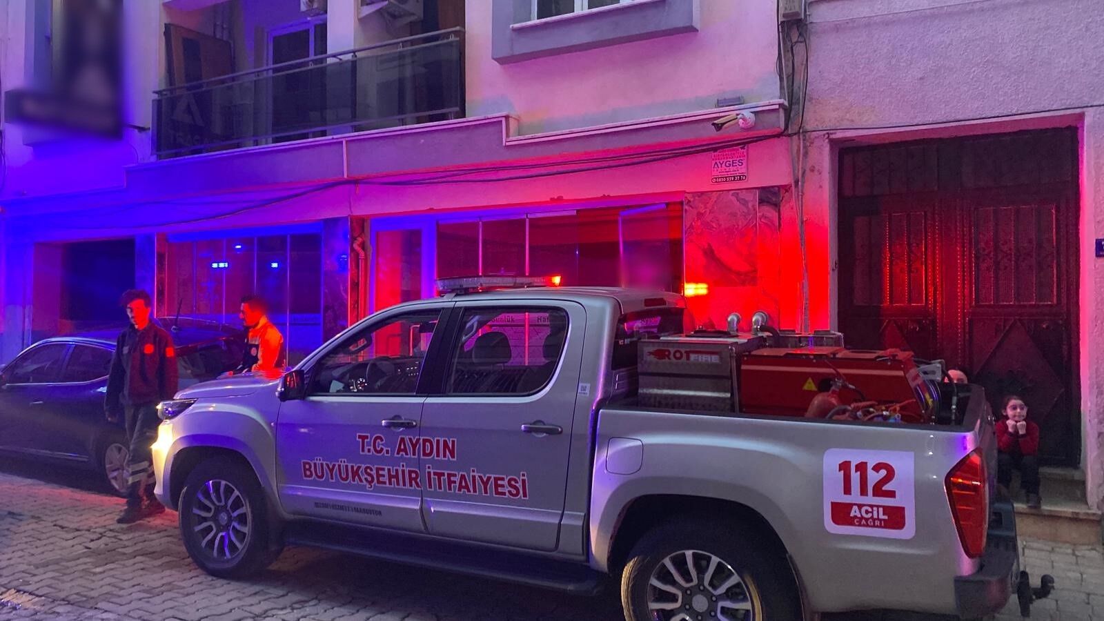 Aydın’da Panik Anları.. Ekipler Yetişti (1)