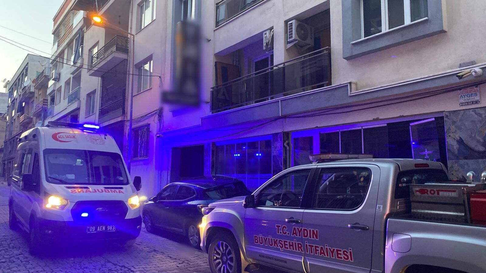 Aydın’da Panik Anları.. Ekipler Yetişti (2)