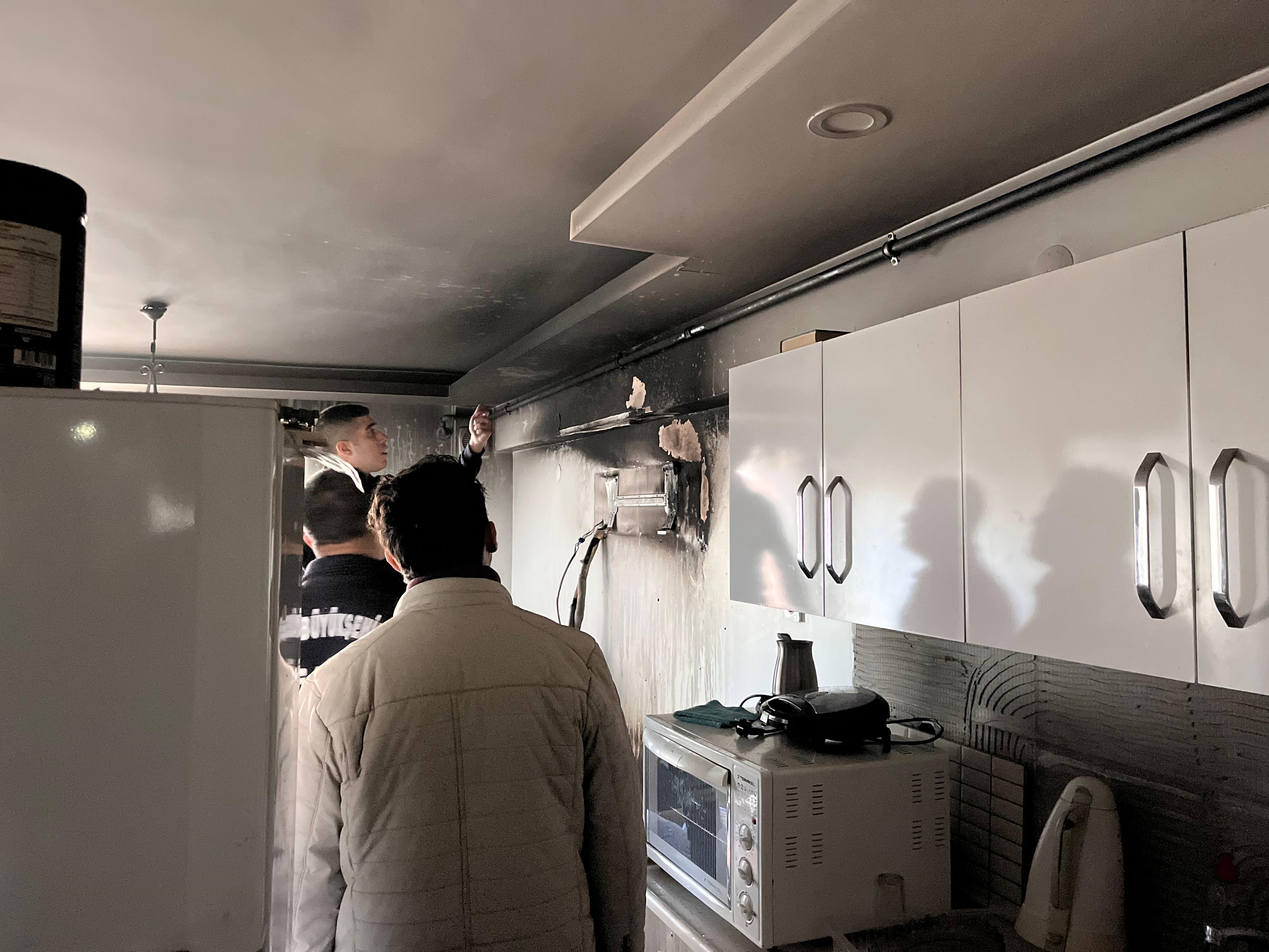 Aydın’da Panik Anları, Yangın Çıktı (3)