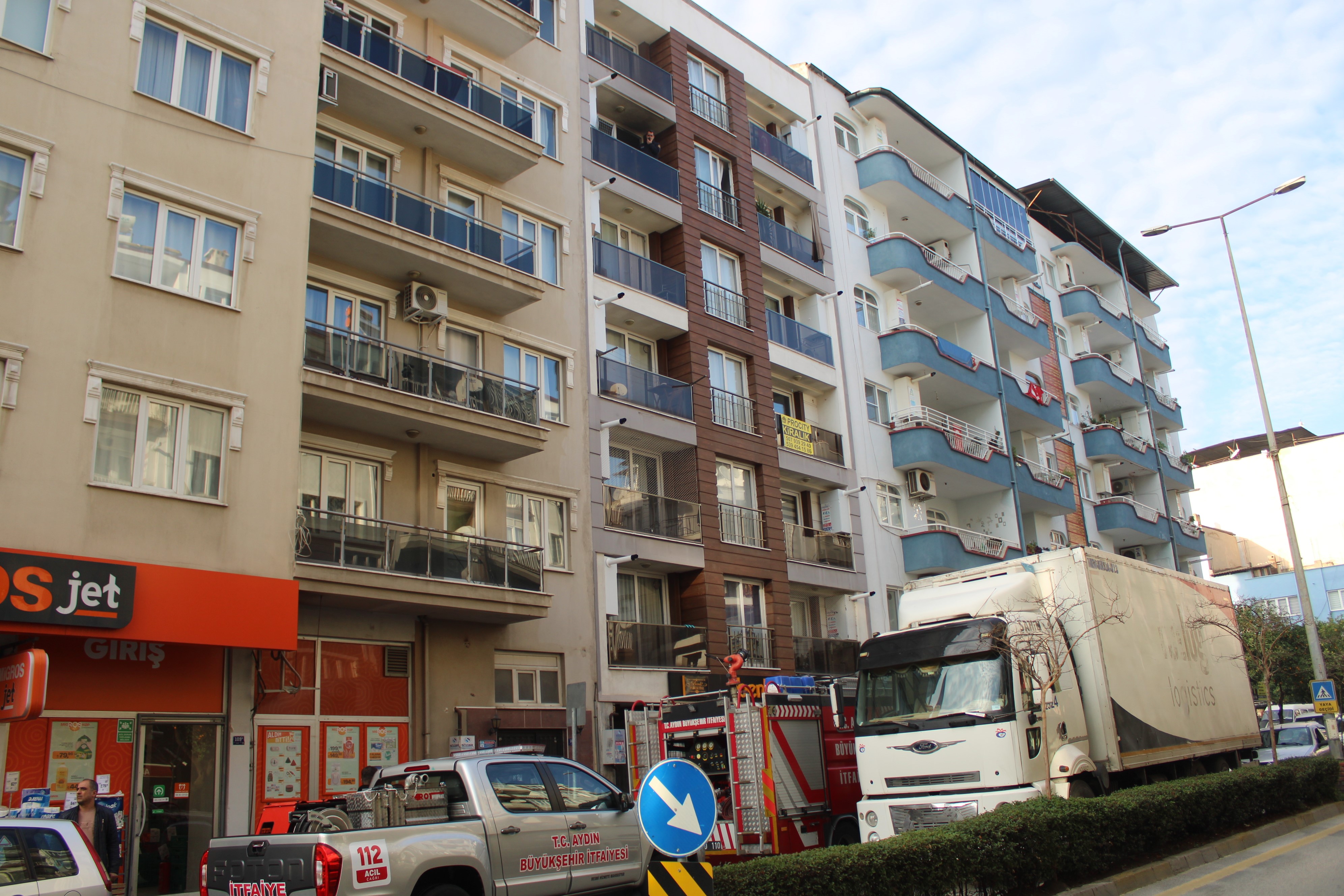 Aydın’da Panik Anları, Yangın Çıktı (5)