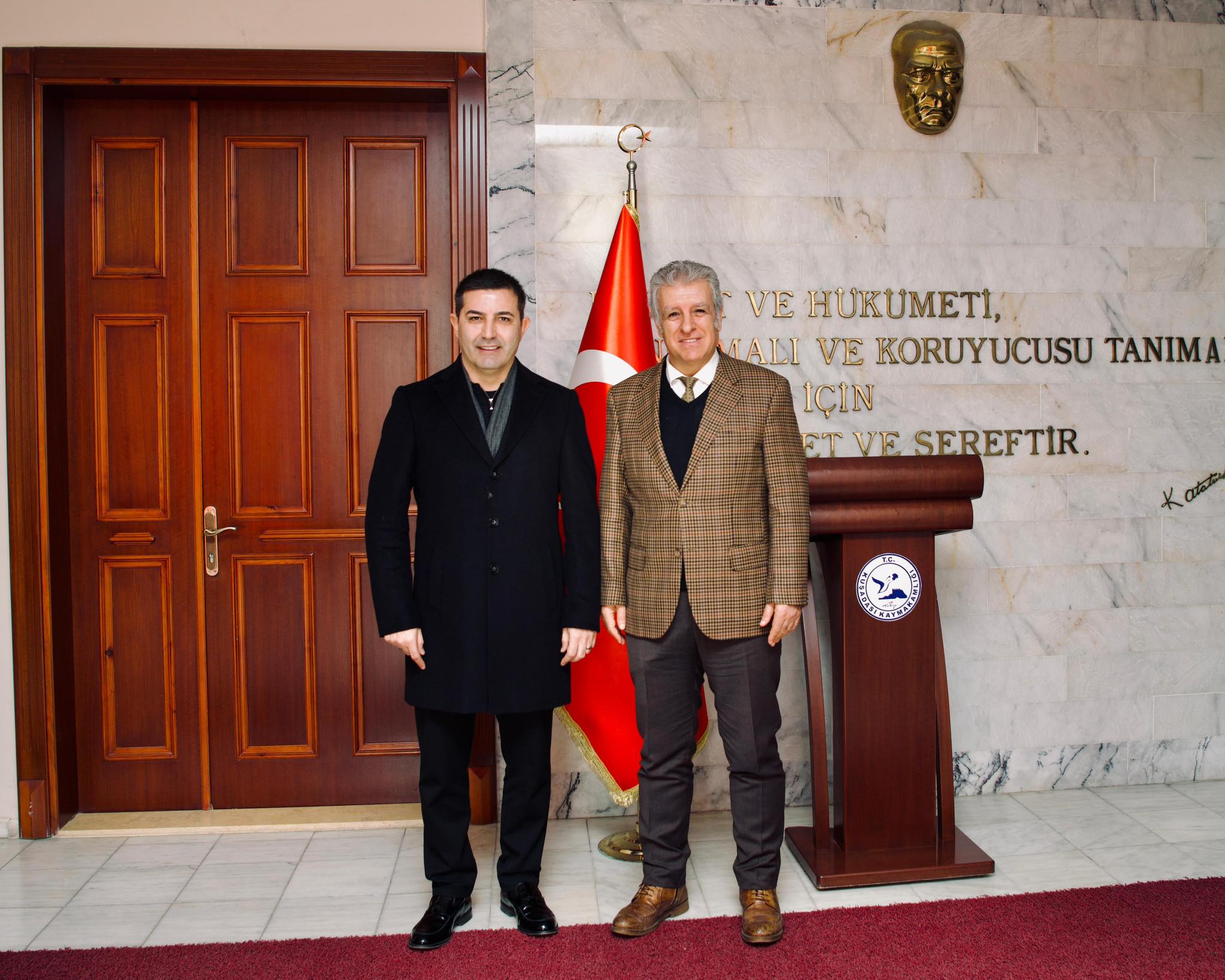 Başkan Ömer Günel’den Kaymakam İbrahim Keklik’e Ziyaret (1)