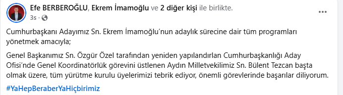 Chp’li Berberoğlu’ndan Bülent Tezcan’a Tebrik (1)-1