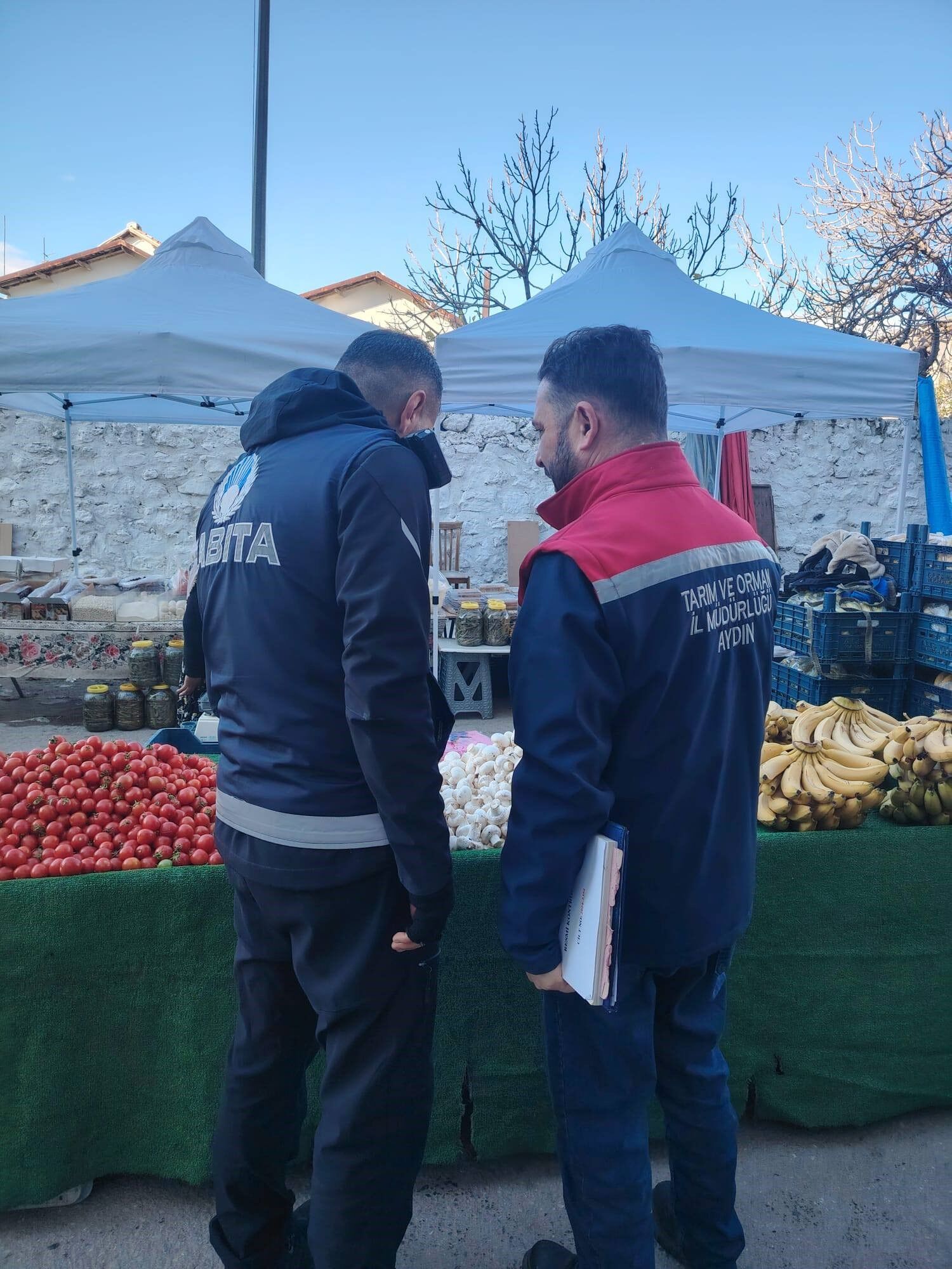 Germencik Ortaklar Semt Pazarı’nda Gıda Denetimi (3)
