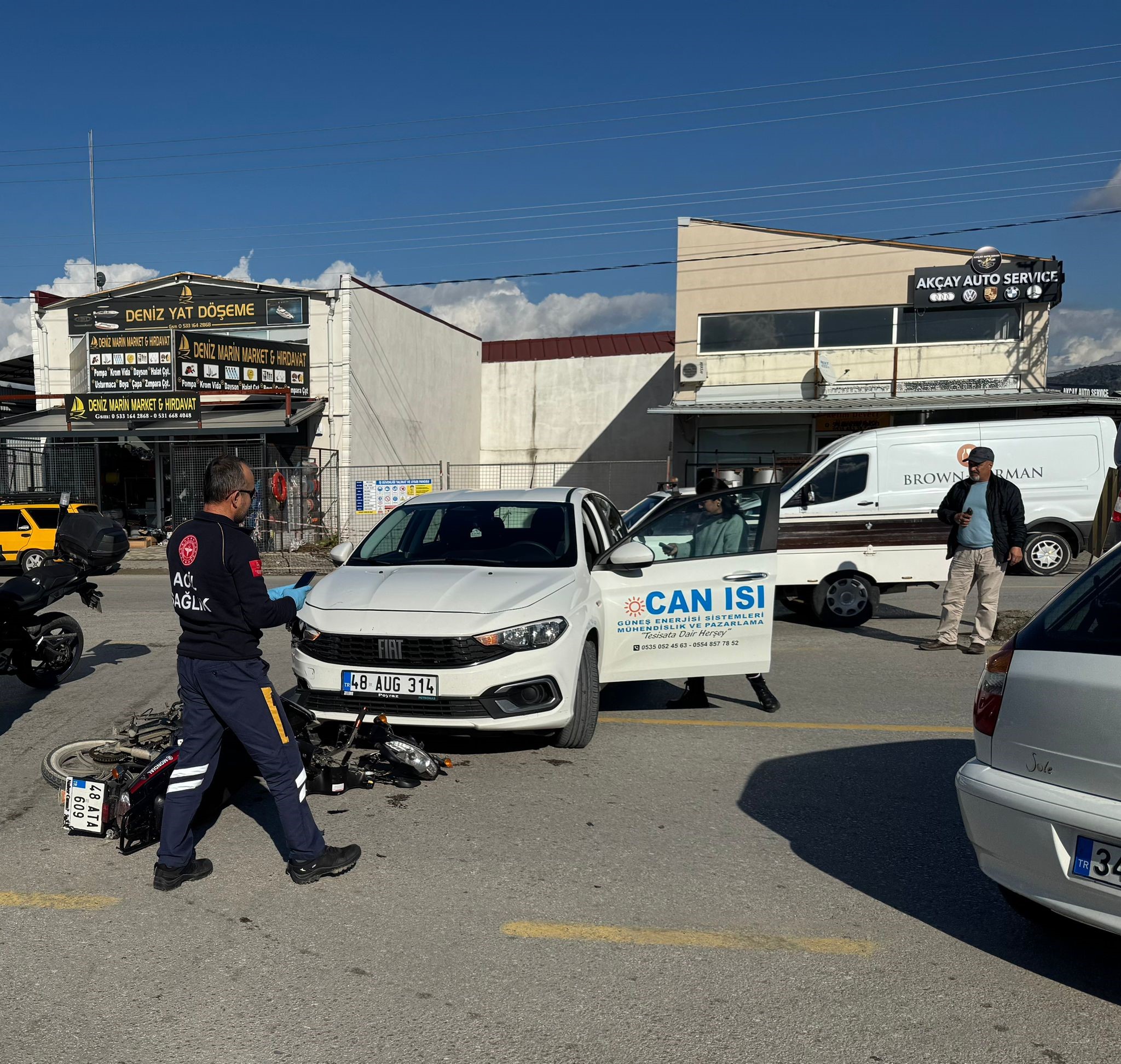 Sanayi Kavşağında Kaza (4)