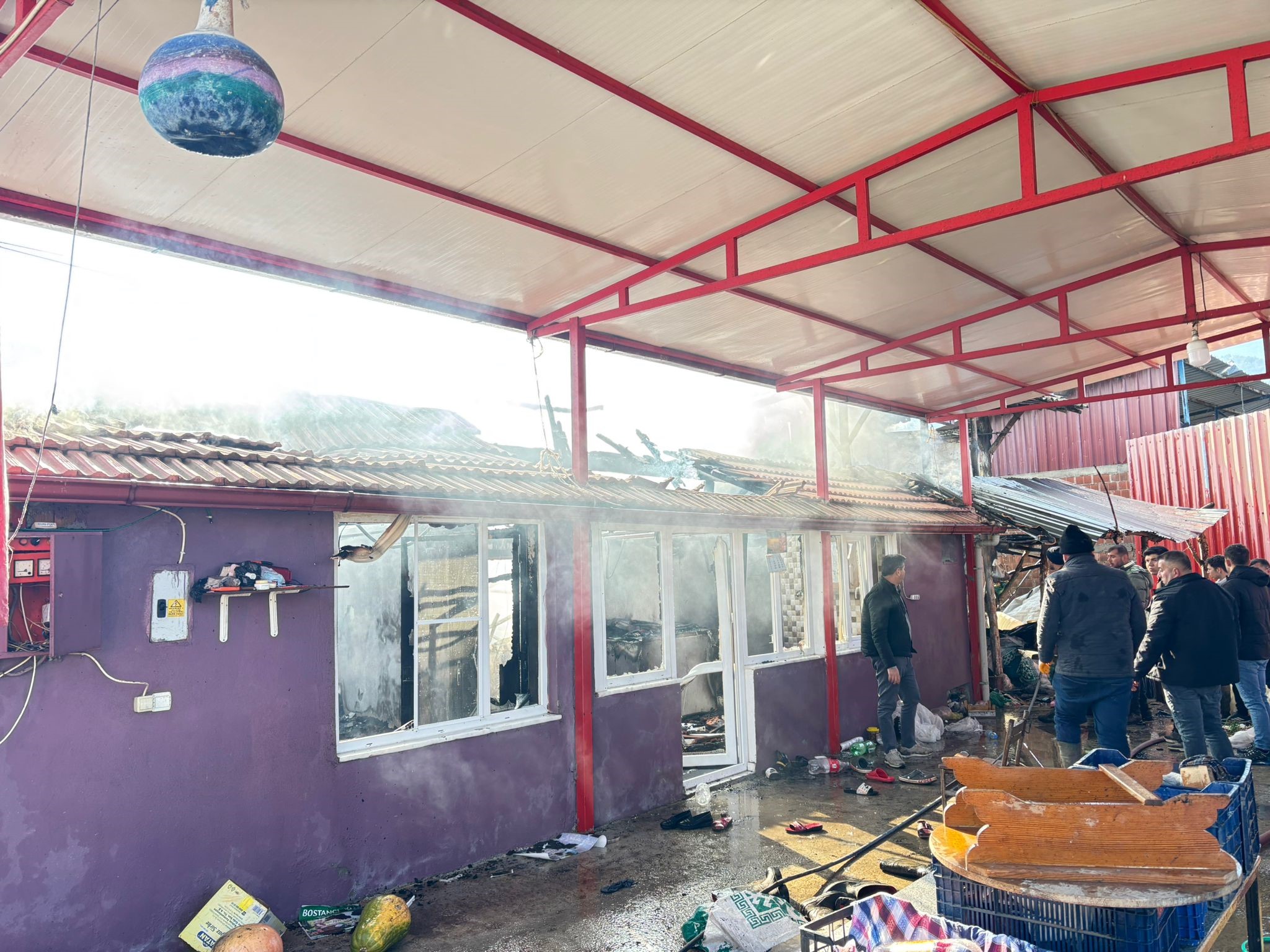 Aydın Bozdoğan’da Ev Yangını (6)