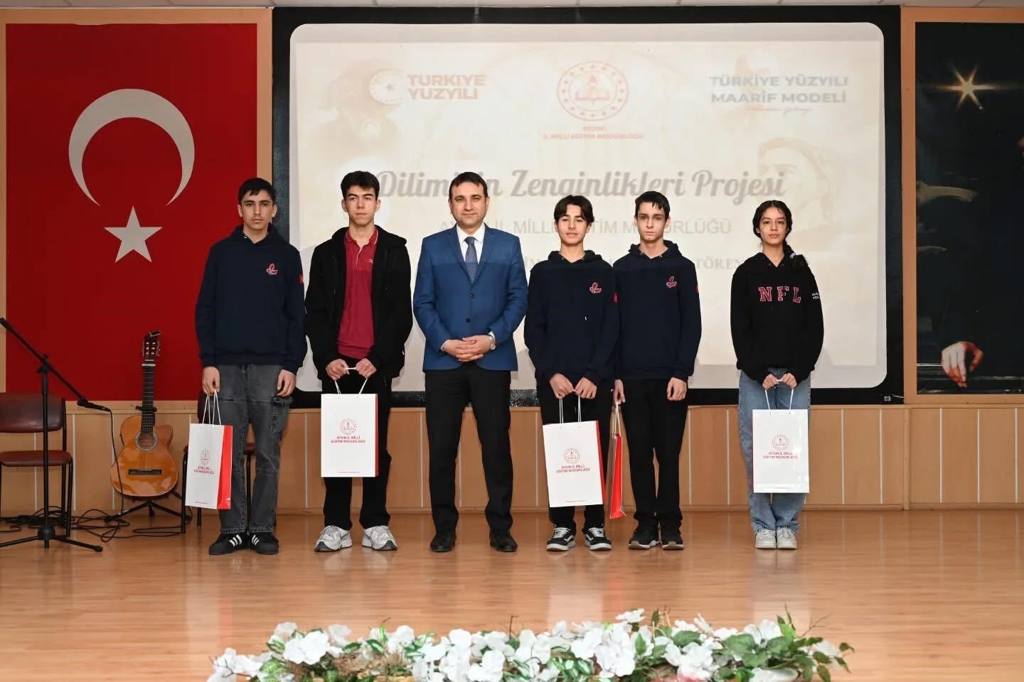 Aydın Lisesi, Dil Yarışmasında 5 Ödülün 3’Ünü Aldı (2)