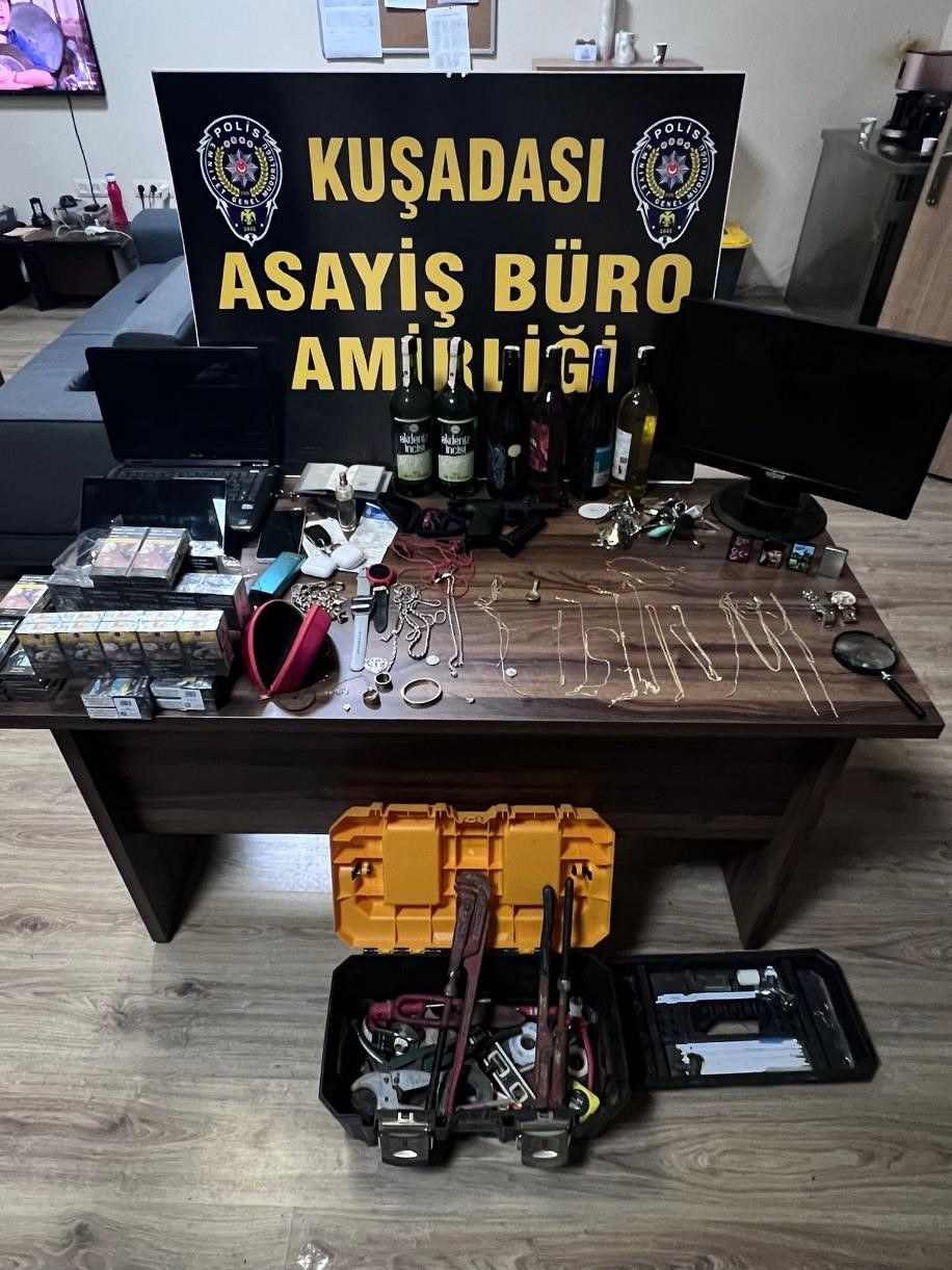 Aydın’da Azılı Hırsız Yakalandı (3)