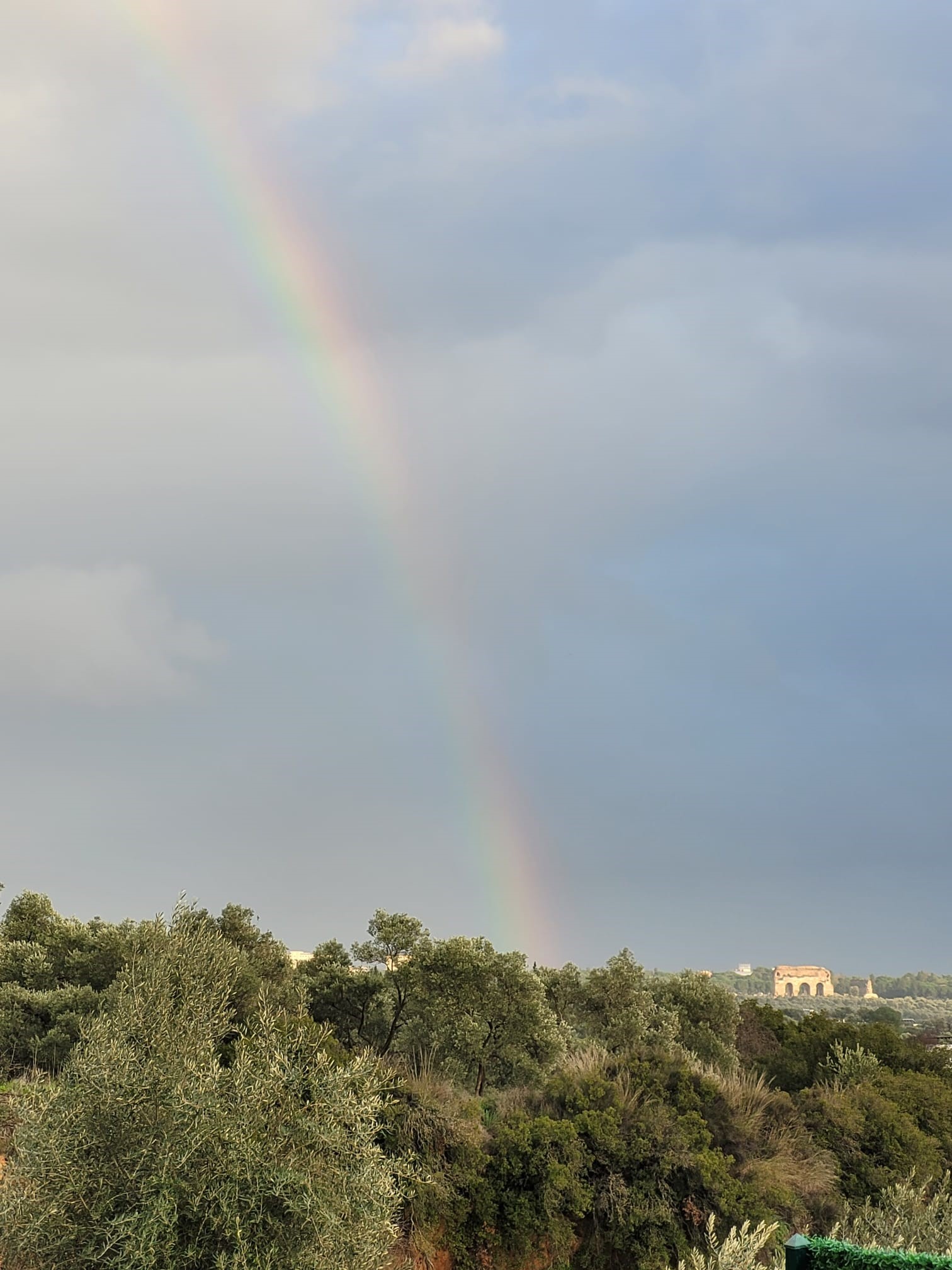 Aydın’da Gök Kuşağı Kartpostallık Görüntüler Oluşturdu (2)