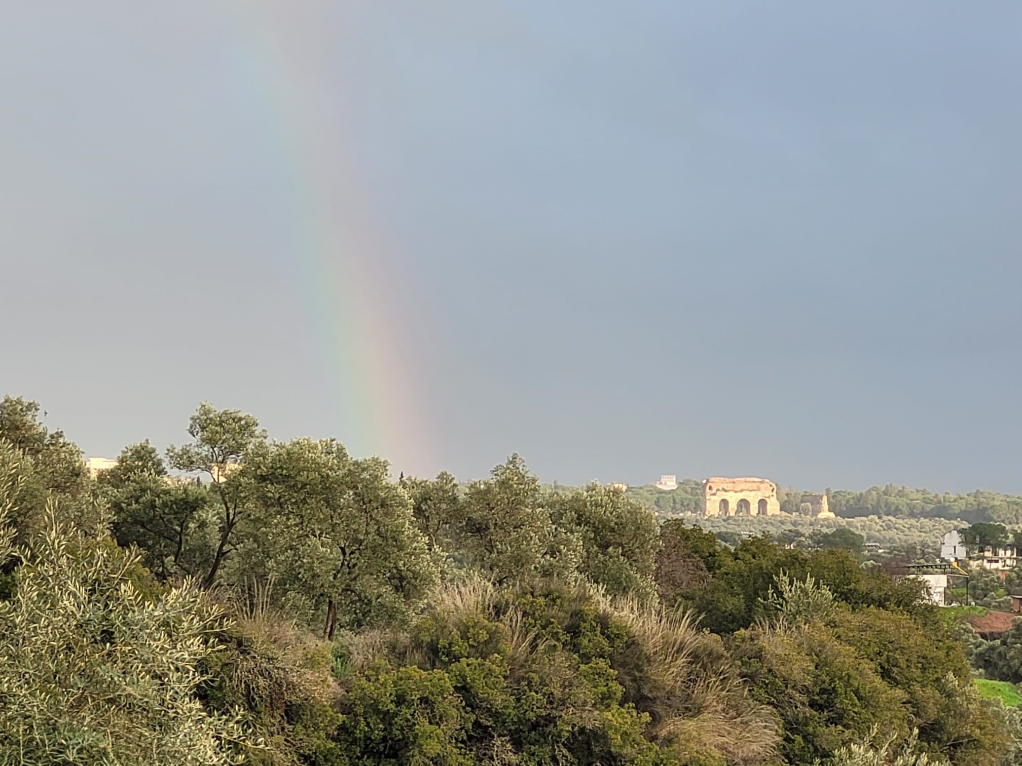 Aydın’da Gök Kuşağı Kartpostallık Görüntüler Oluşturdu (3)