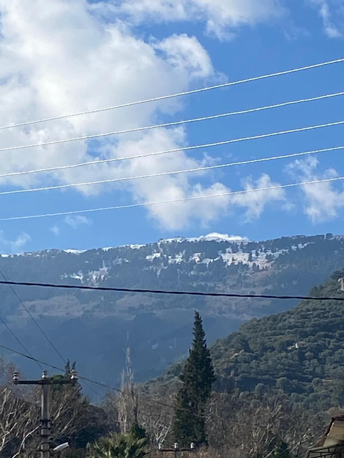 Aydın’da Madran Dağı’nın Zirvesi Beyaza Büründü (2)