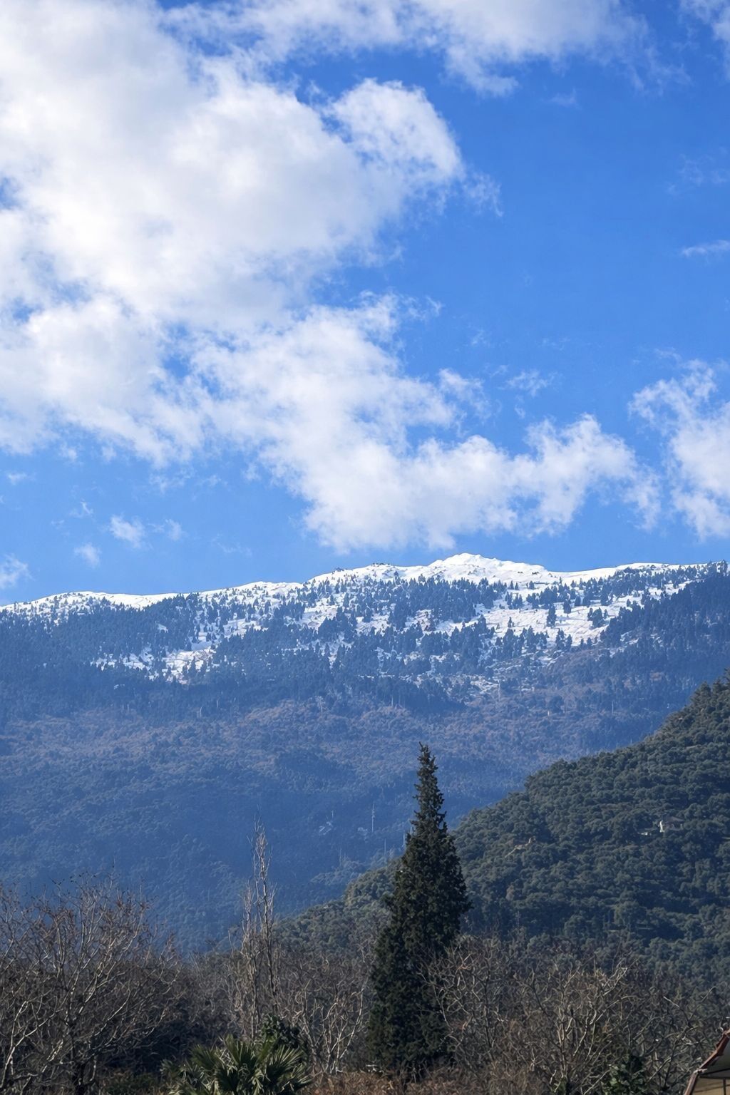 Aydın’da Madran Dağı’nın Zirvesi Beyaza Büründü (3)