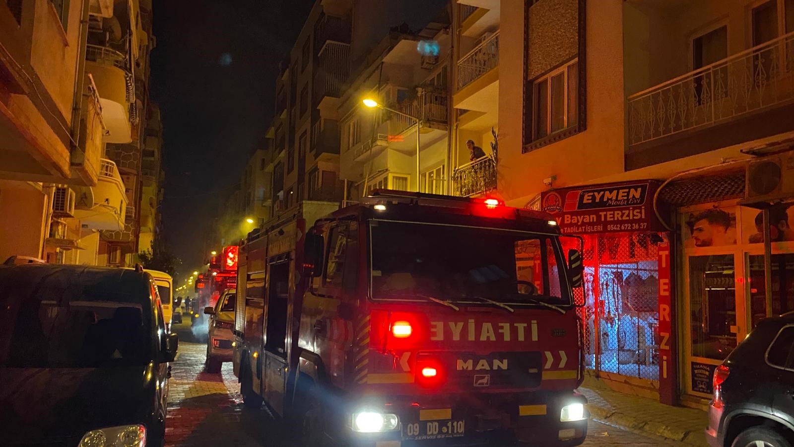 Aydın’da Mahallede Panik Anları, Ekipler Harekete Geçti (4)