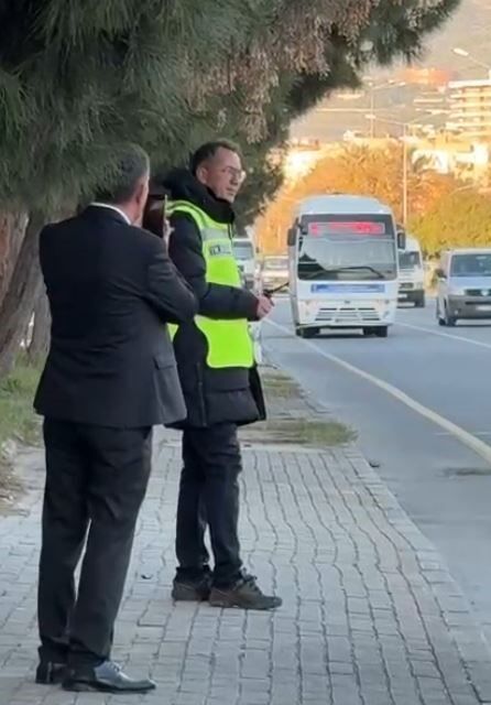 Aydın'da Trafik Polisine Kaldırım Nöbetinde Yeni Gelişme (2)