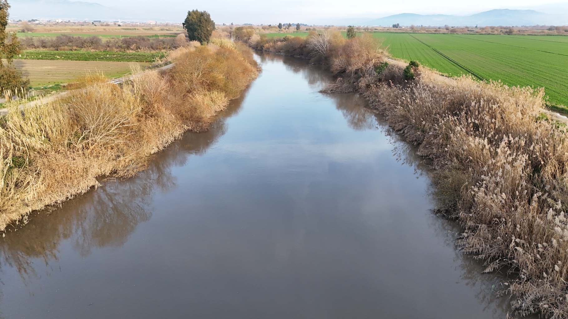 Aydın’ı Sevindiren Haber.. Menderes Nehri Suya Kavuştu (3)