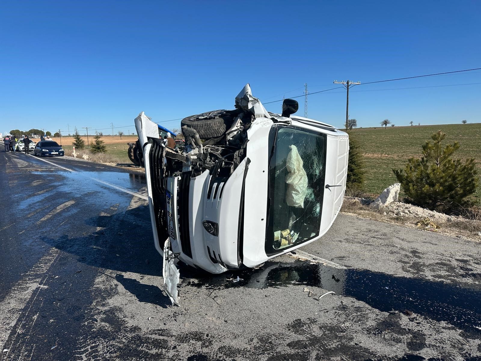 Feci Kazada Traktör Ikiye Bölündü (4)-1