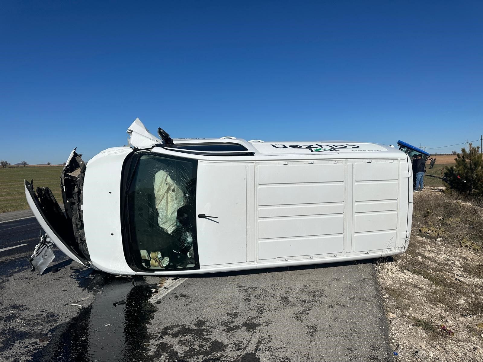 Feci Kazada Traktör Ikiye Bölündü (5)-1