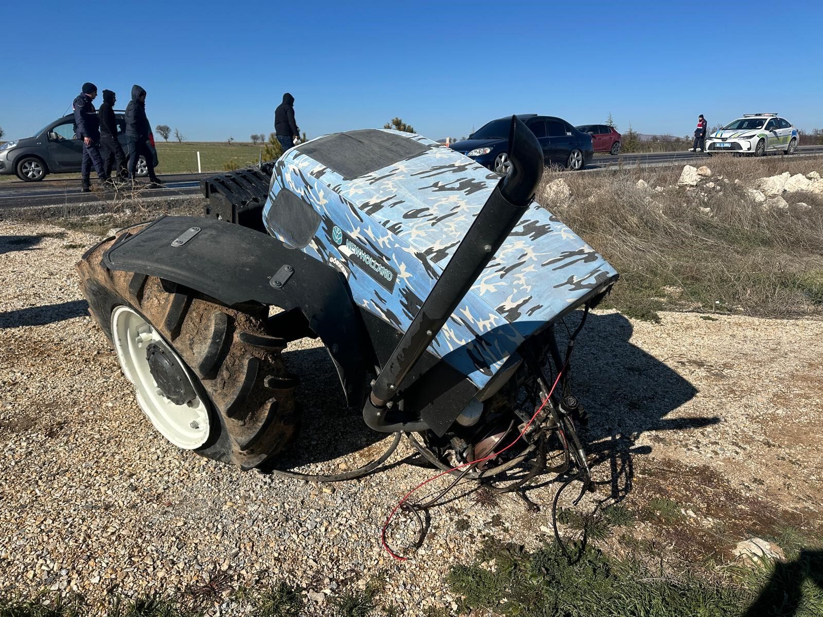 Feci Kazada Traktör Ikiye Bölündü (6)-1