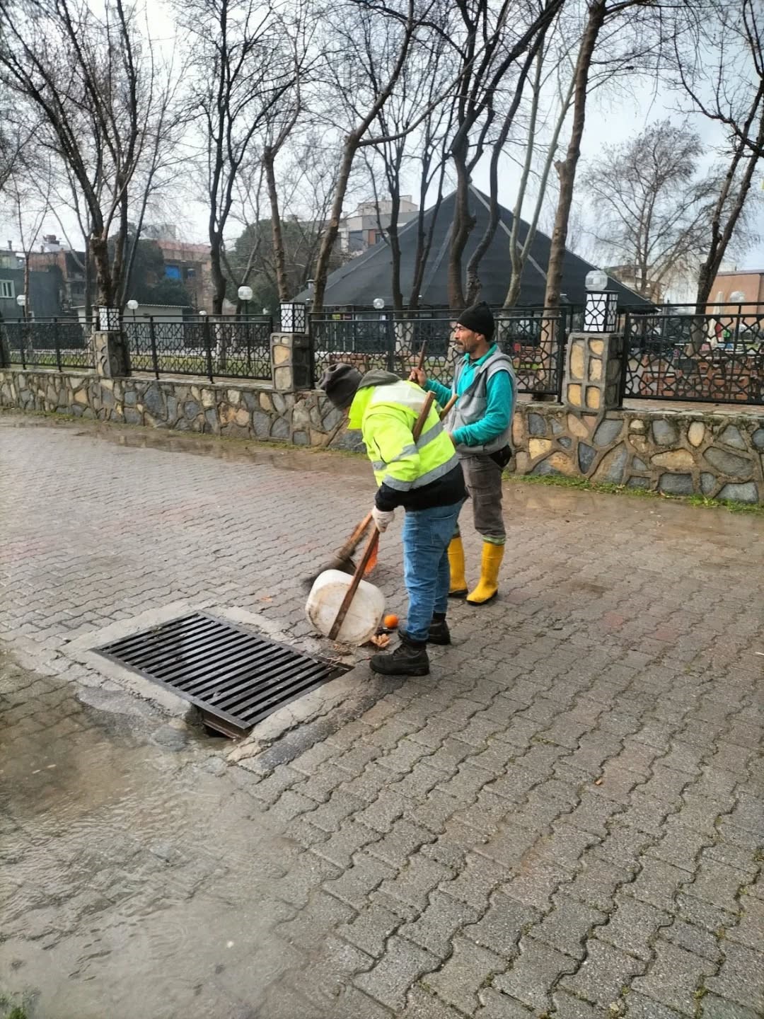 Germencik Belediyesi'nden Sağanak Yağışa Karşı Önlem (5)
