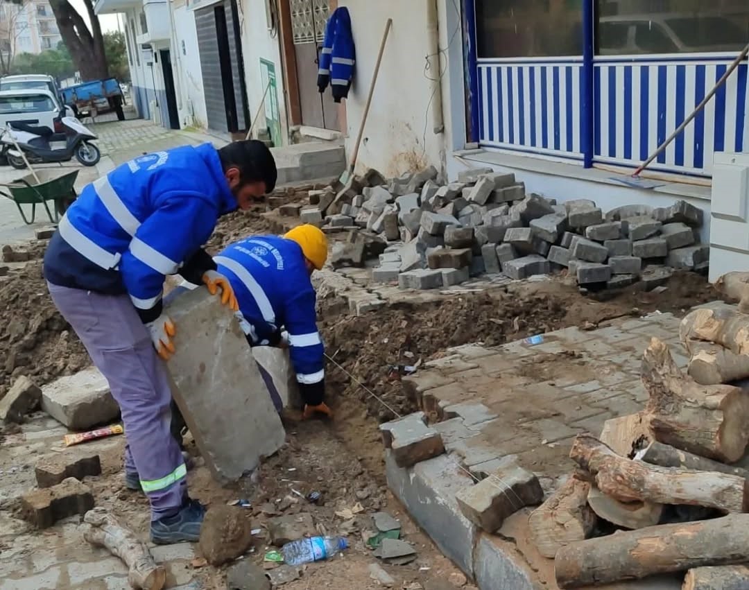 Germencik'te Yol Çalışmaları Sürüyor (3)