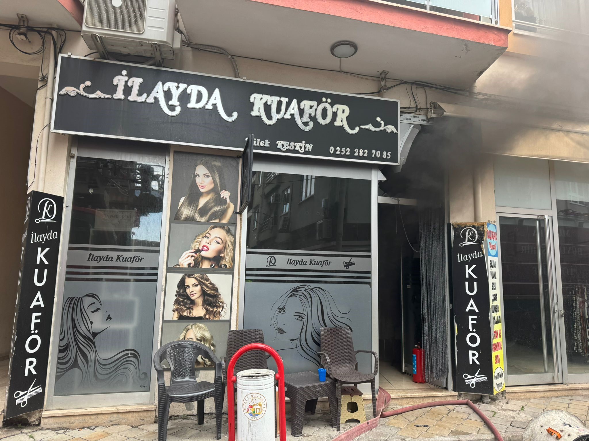 Kuaförde Yangın Çıktı (3)