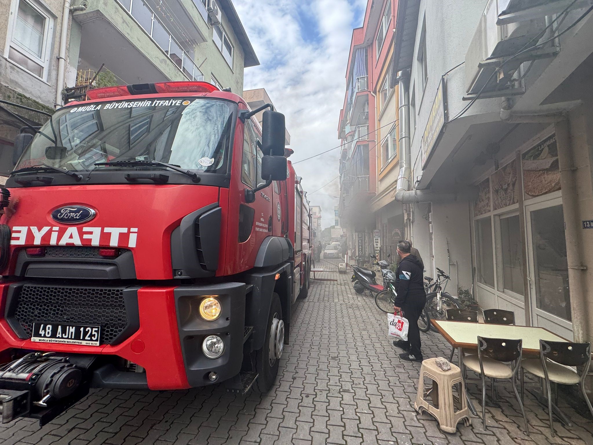 Kuaförde Yangın Çıktı (4)