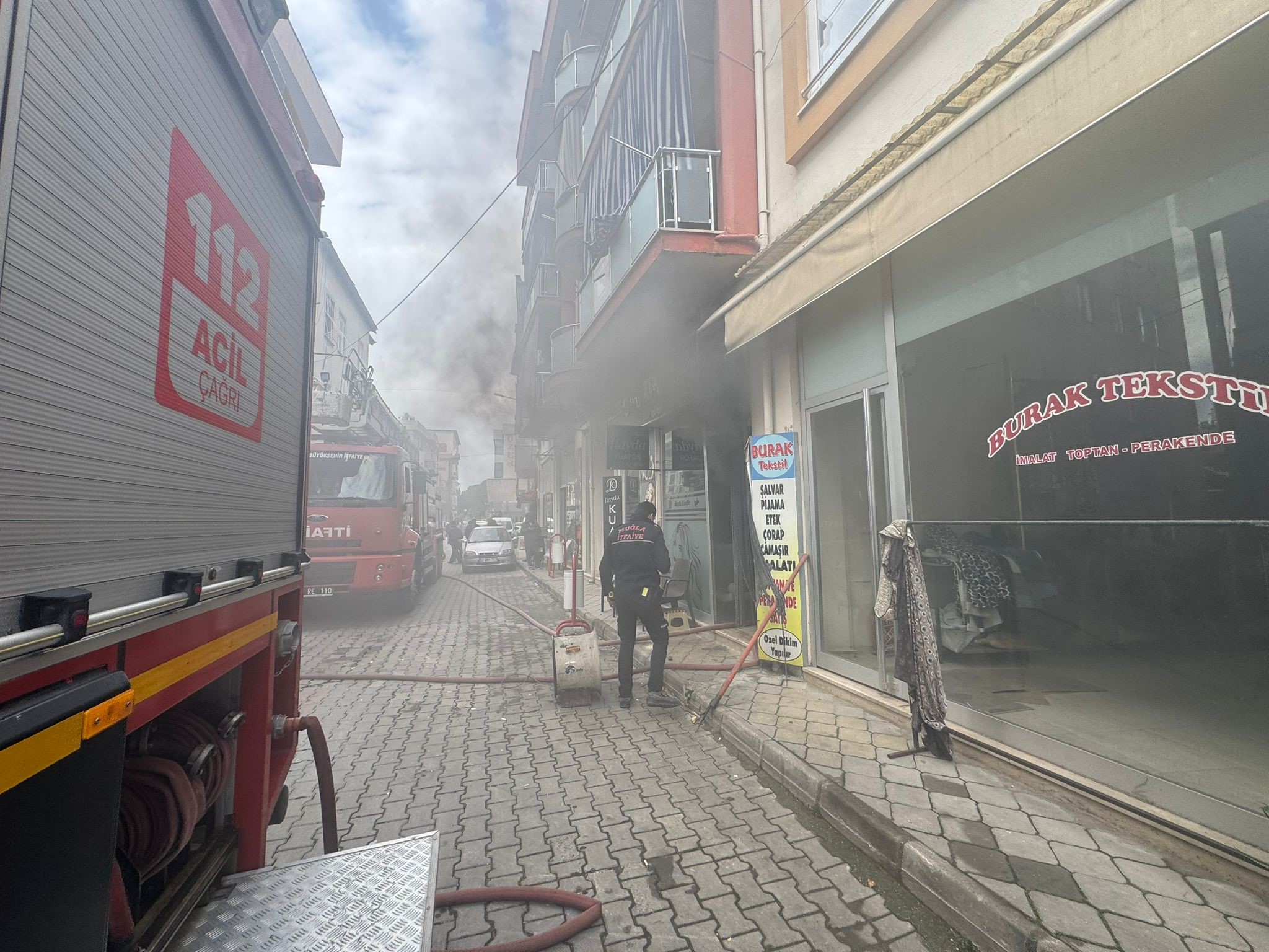 Kuaförde Yangın Çıktı (5)