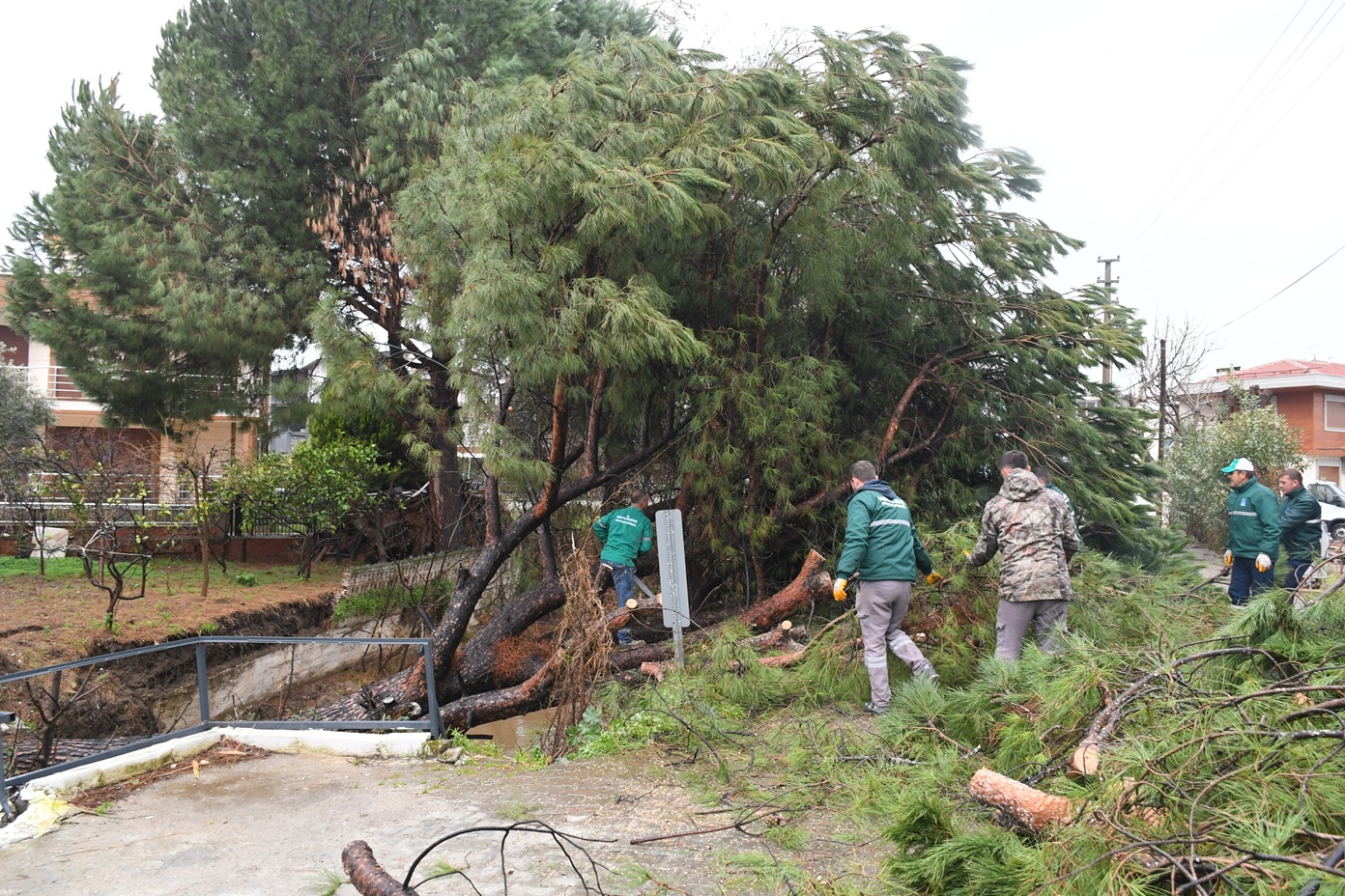 Kuşadasi Beledi̇yesi̇ Olasi Bi̇r Faci̇anin Önüne Geçti̇ (4)