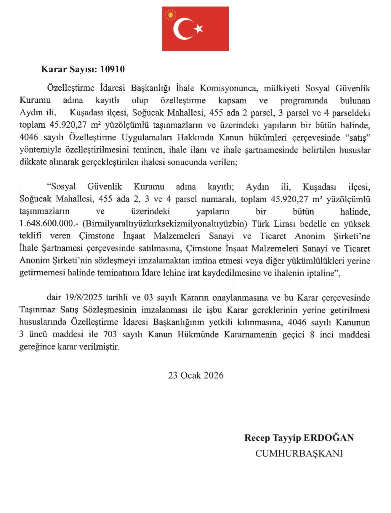 Kuşadası Soğucak’taki Sgk Eğitim Ve Dinlenme Kampı Satıldı 1 Milyar 648 Milyon Tl’lik Dev Ihale (1)
