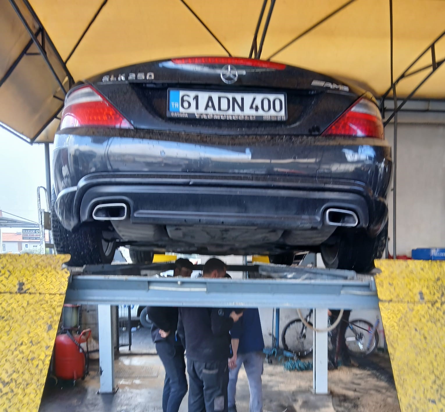 Lüks Aracı Başına Dert Oldu (5)