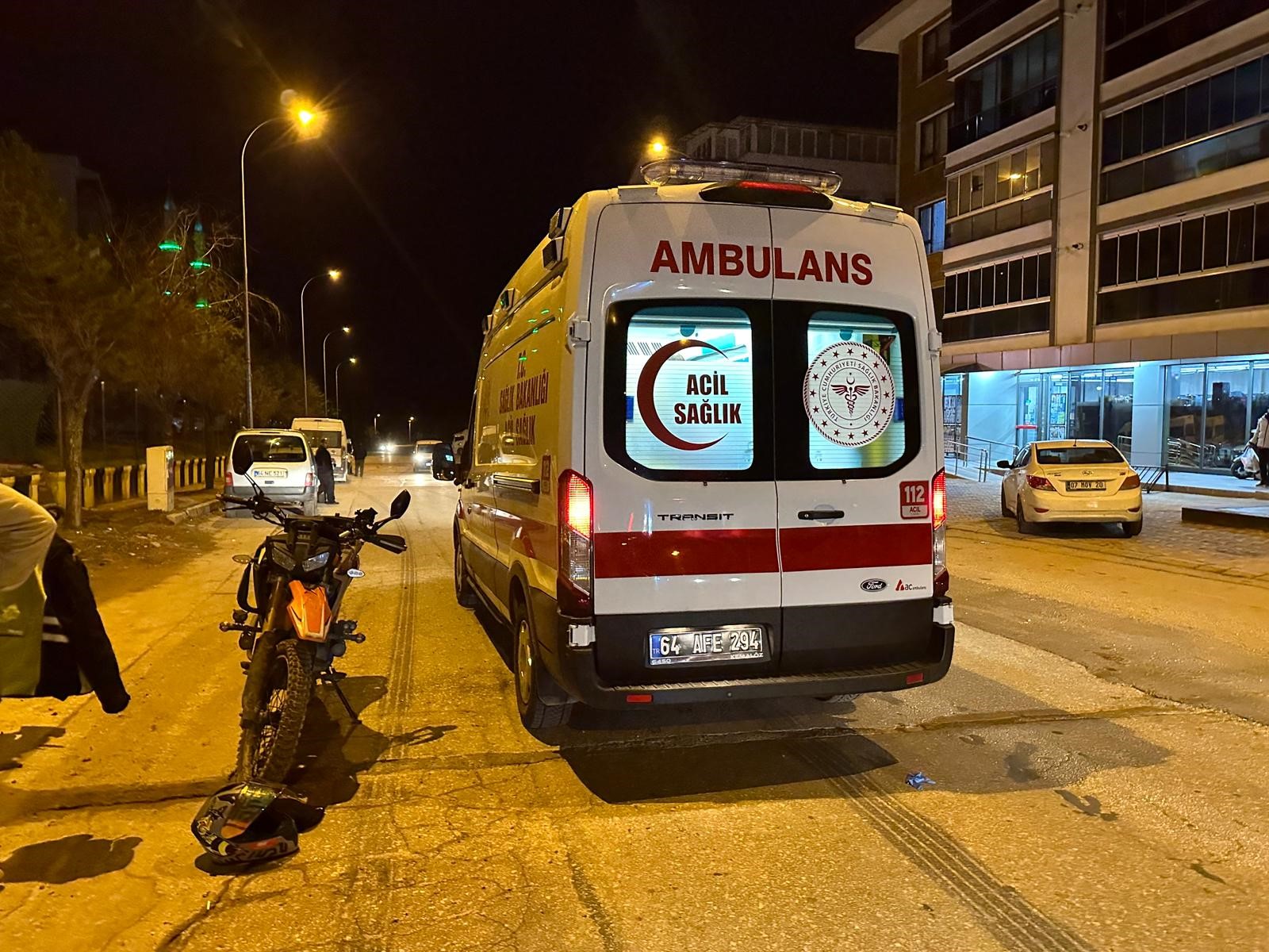 Motosikletin Çarptığı Yaya Hayatını Kaybetti (3)