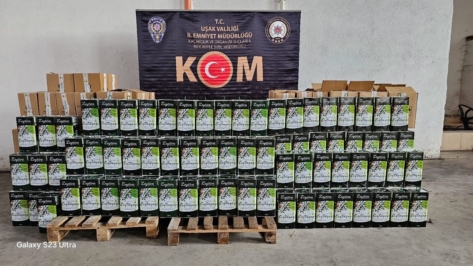 382 Teneke Karışımlı Zeytinyağı Ele Geçirildi (2)