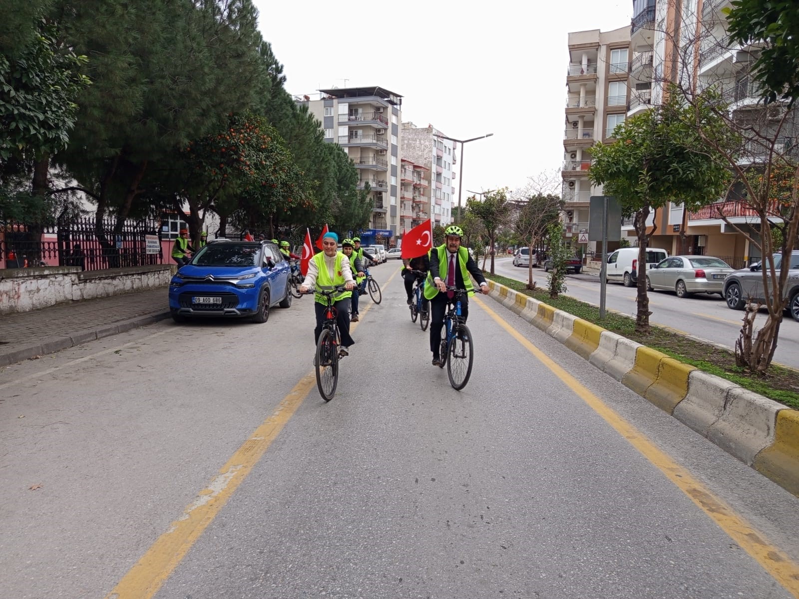Aydın’da Bayrak Için Pedal Çevirdiler (1)