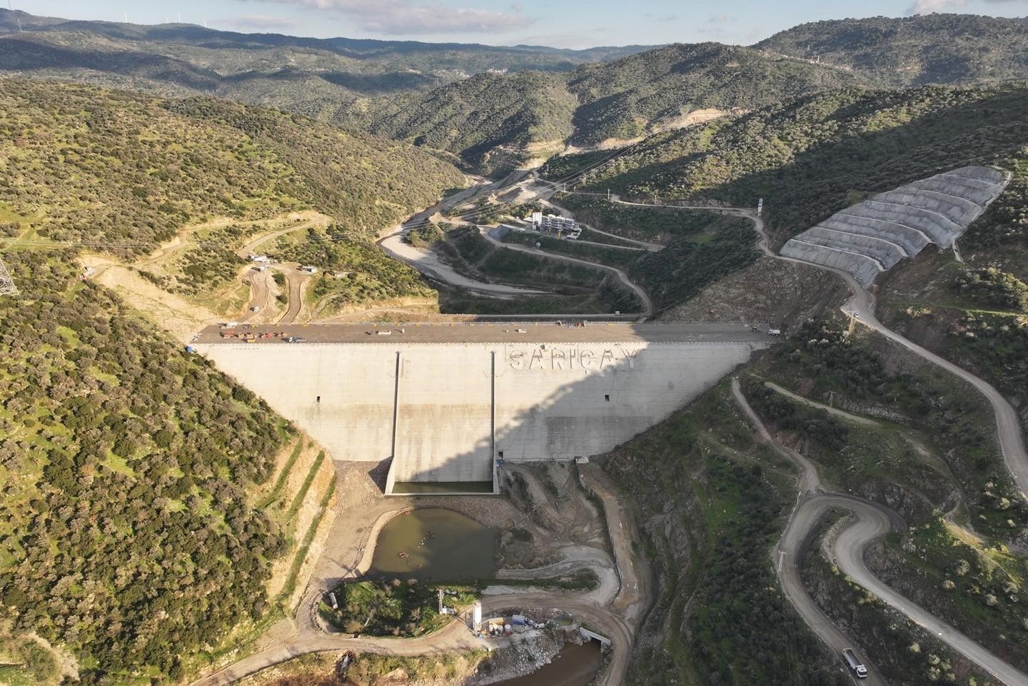 Aydın’da Sarıçay Barajı’nda Çalışmalar Sürüyor.. 21 Milyon Metreküp Su Sağlanacak (2)