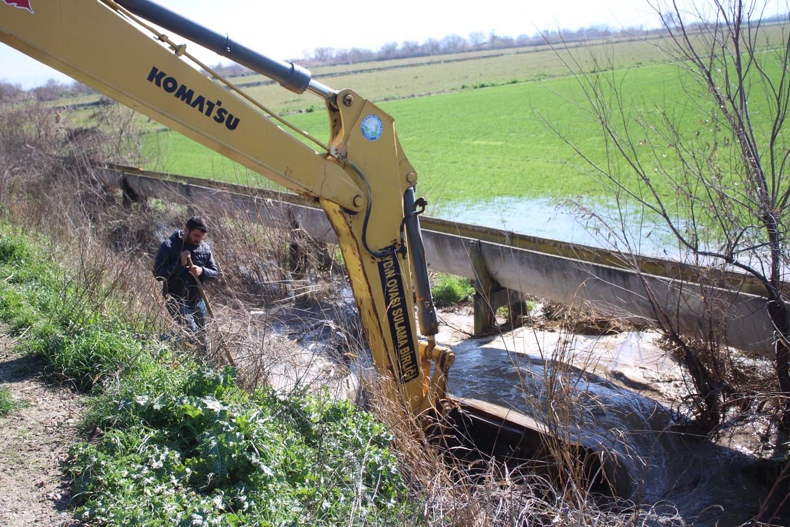 Aydın’da Tarlalar Sular Altında, Menderes Taştı (11)